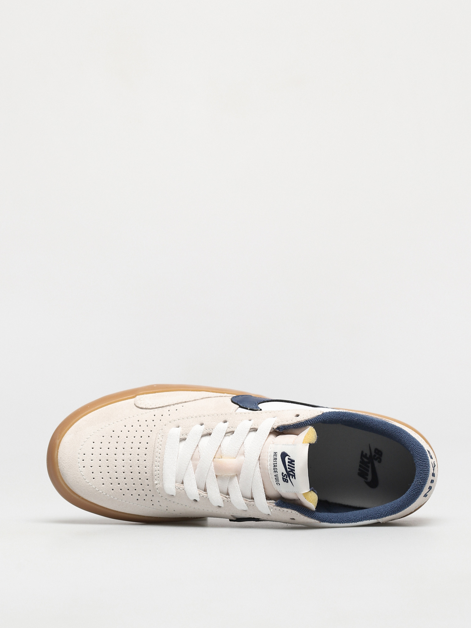 Nike SB Heritage Vulc Cipők (summit white/navy white gum light brown)