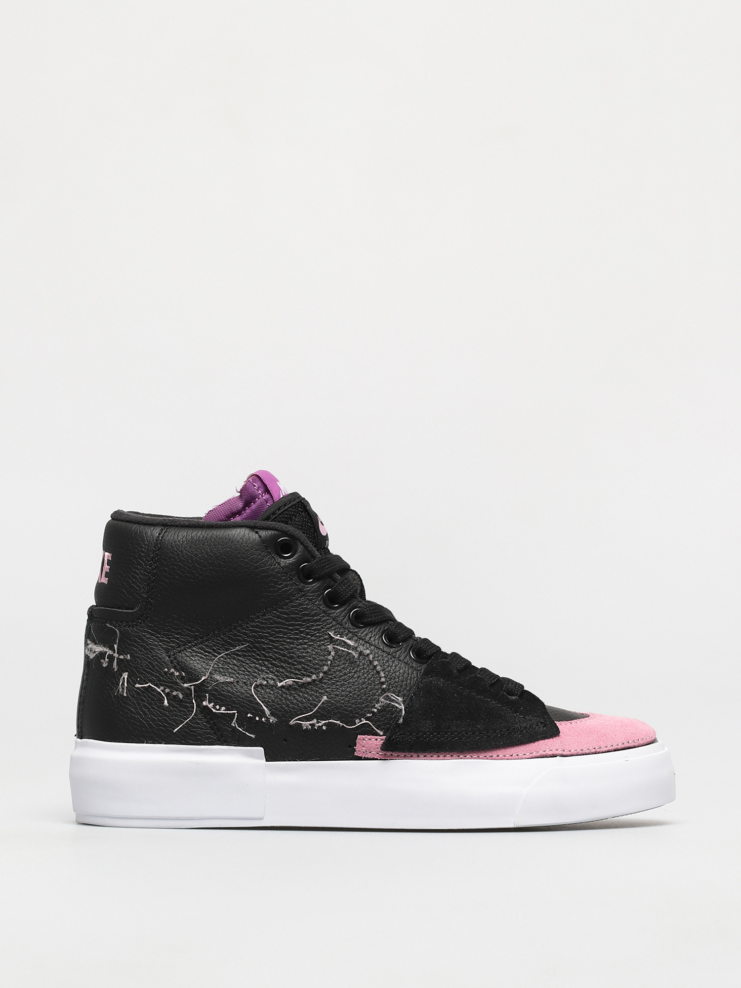Nike SB Zoom Blazer Mid Edge Cipők (black/pink rise white purple nebula)