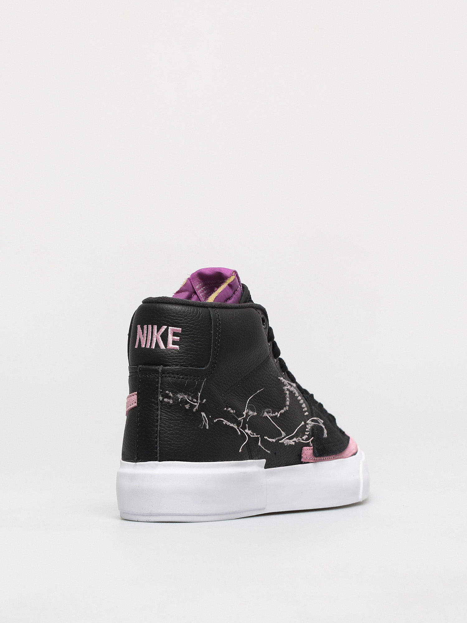 Nike SB Zoom Blazer Mid Edge Cipők (black/pink rise white purple nebula)