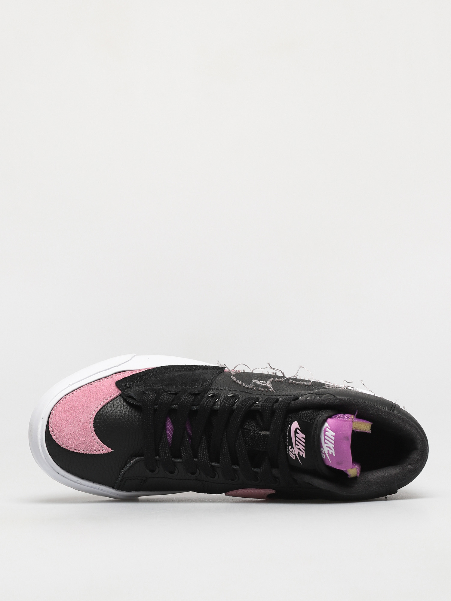 Nike SB Zoom Blazer Mid Edge Cipők (black/pink rise white purple nebula)