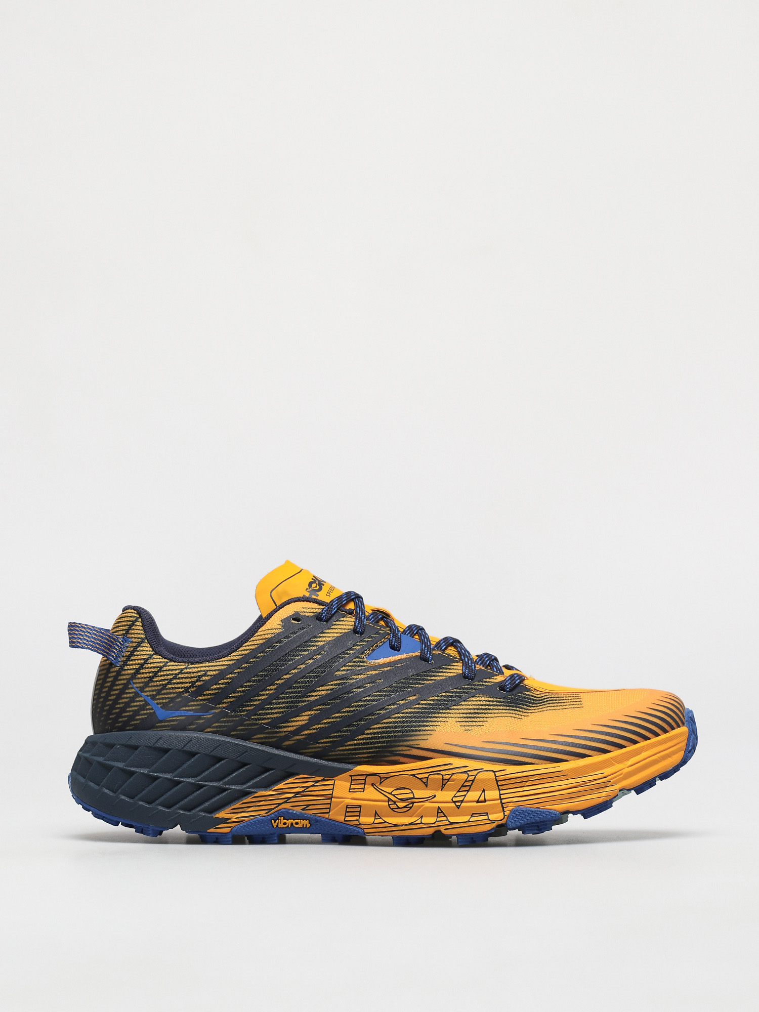 Hoka One One Speedgoat 4 Cipők (saffron/black iris)