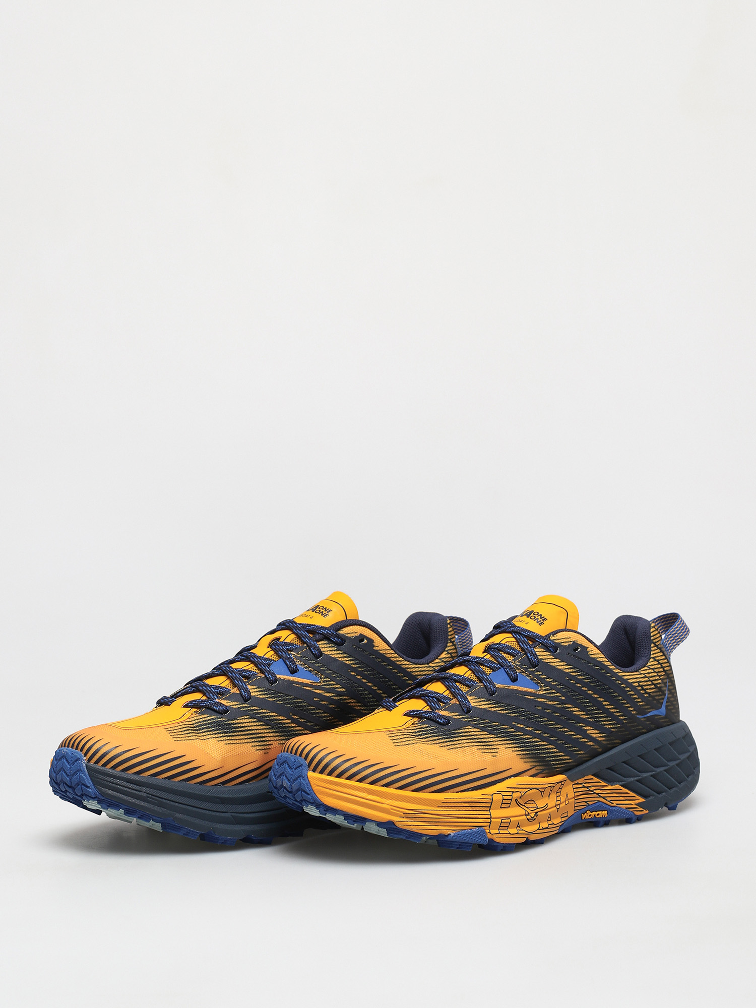Hoka One One Speedgoat 4 Cipők (saffron/black iris)