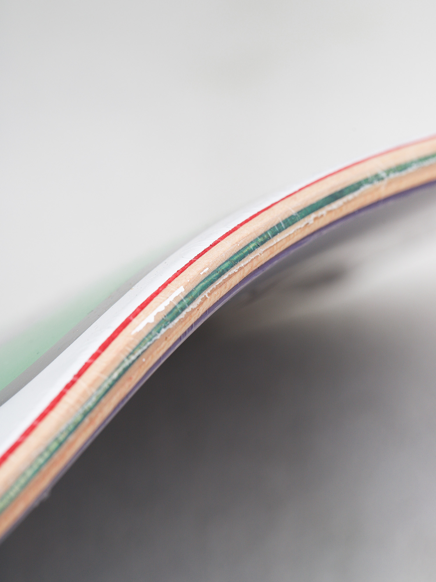 Pizza Skateboards Tri Logo Gördeszka lap (white/green/red)