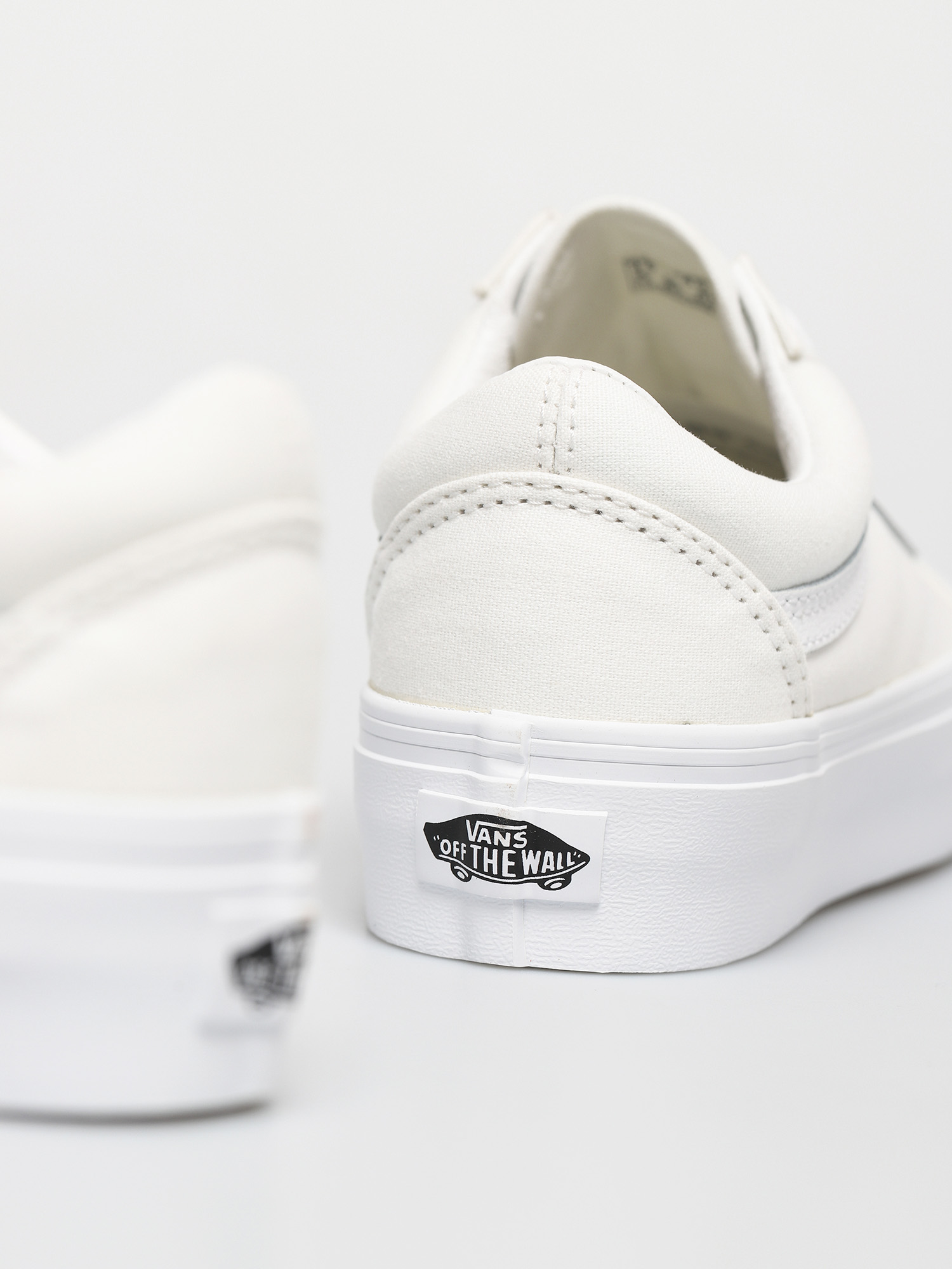 Vans Old Skool Platform Cipők (true white)