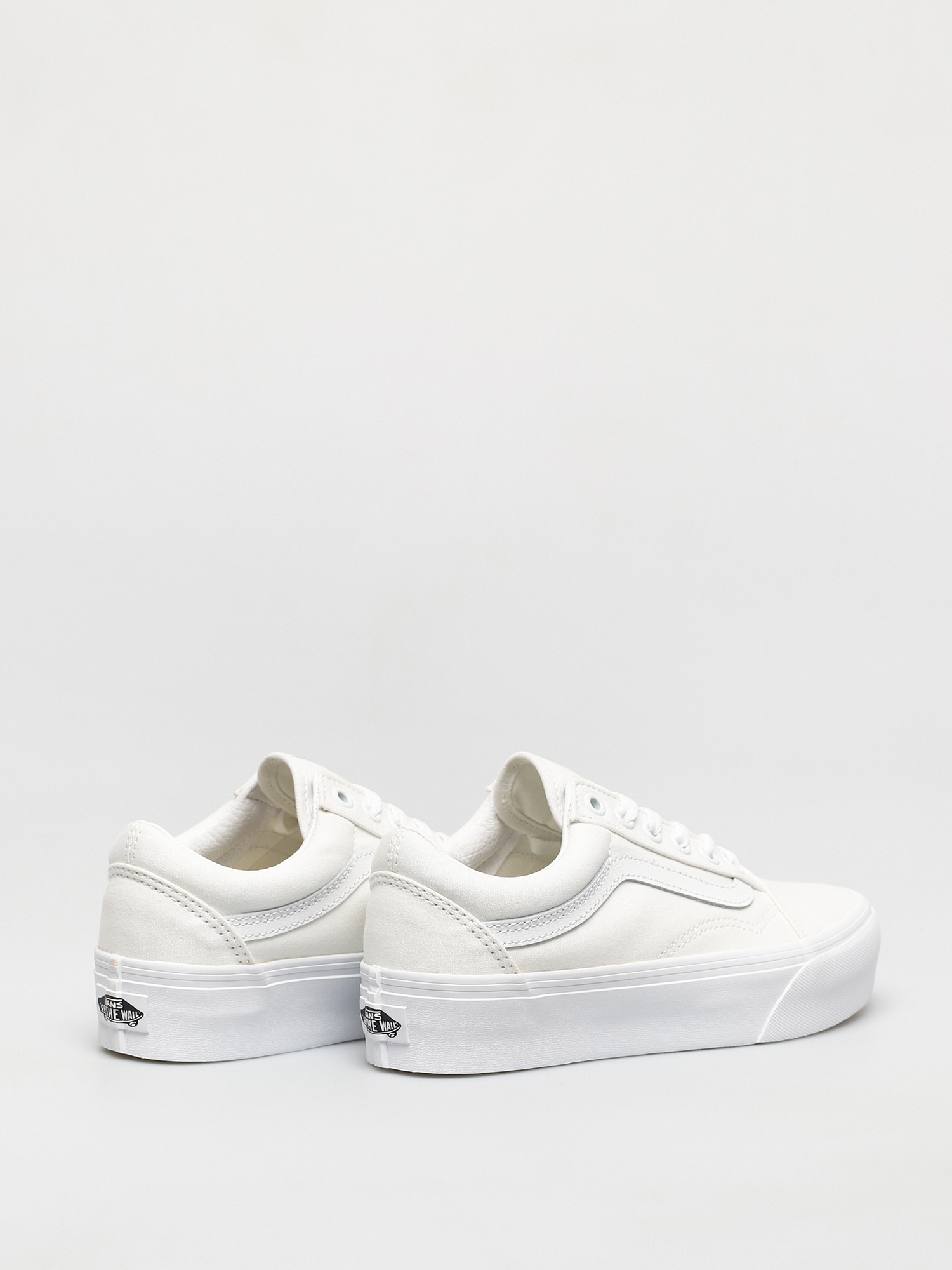 Vans Old Skool Platform Cipők (true white)