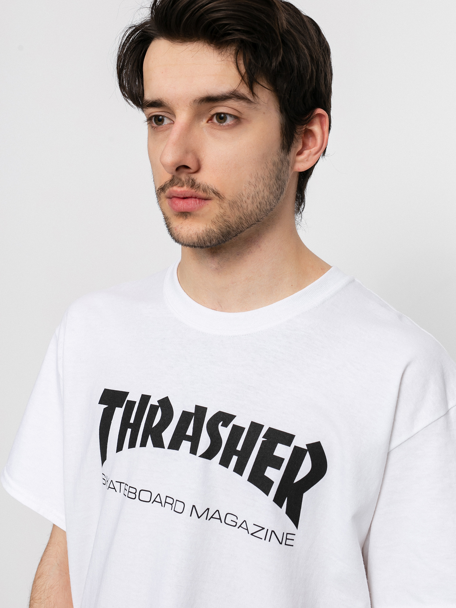 Thrasher Skate Mag Ujjatlan felső (white)