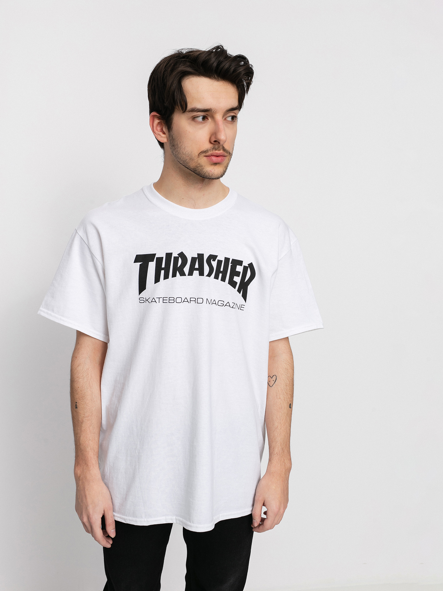 Thrasher Skate Mag Ujjatlan felső (white)