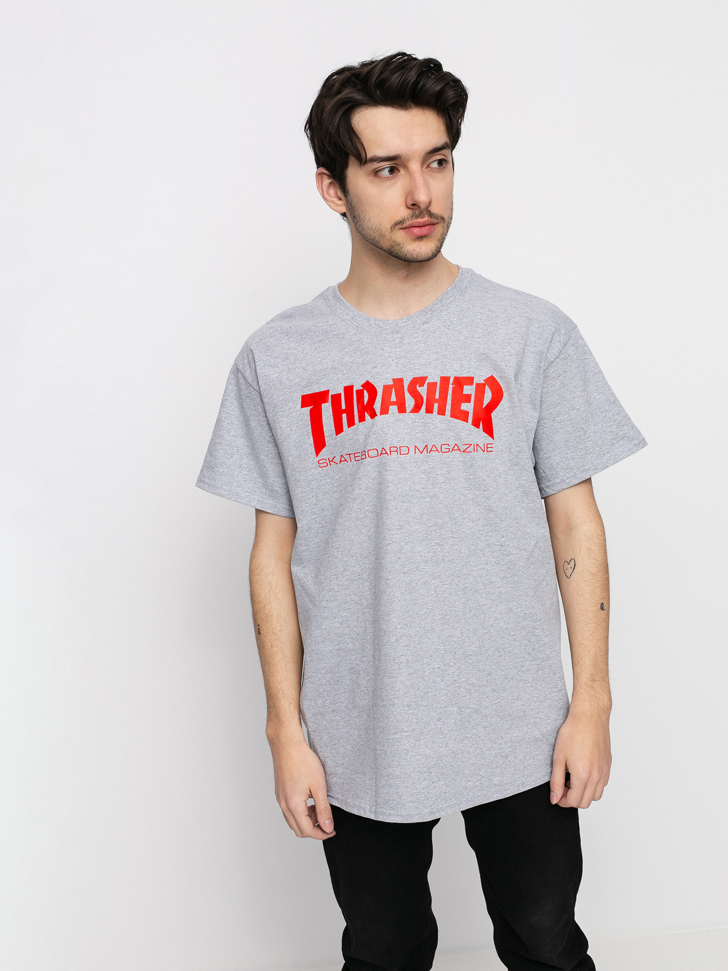 Thrasher Skate Mag Ujjatlan felső (grey)