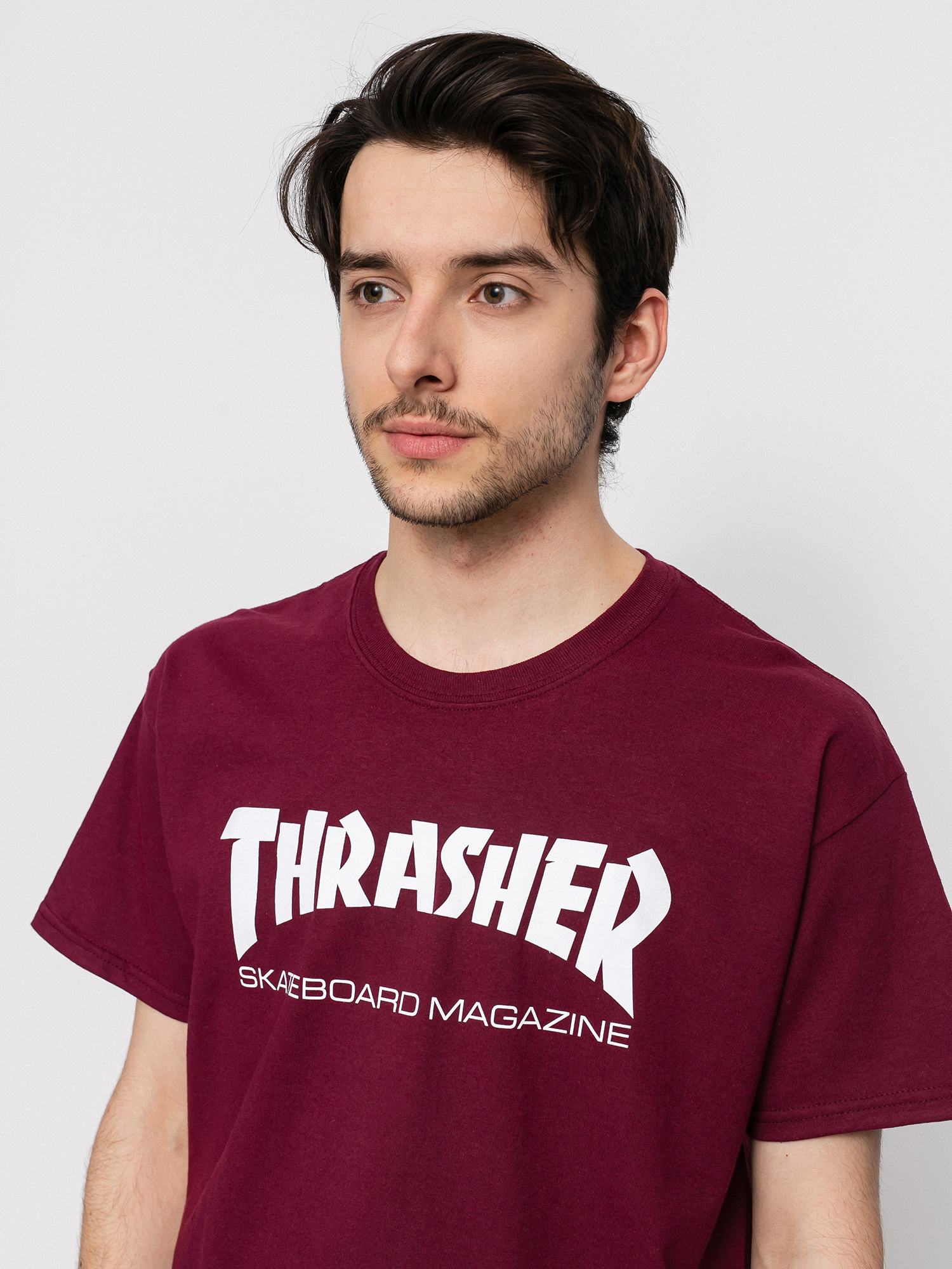 Thrasher Skate Mag Ujjatlan felső (maroon)