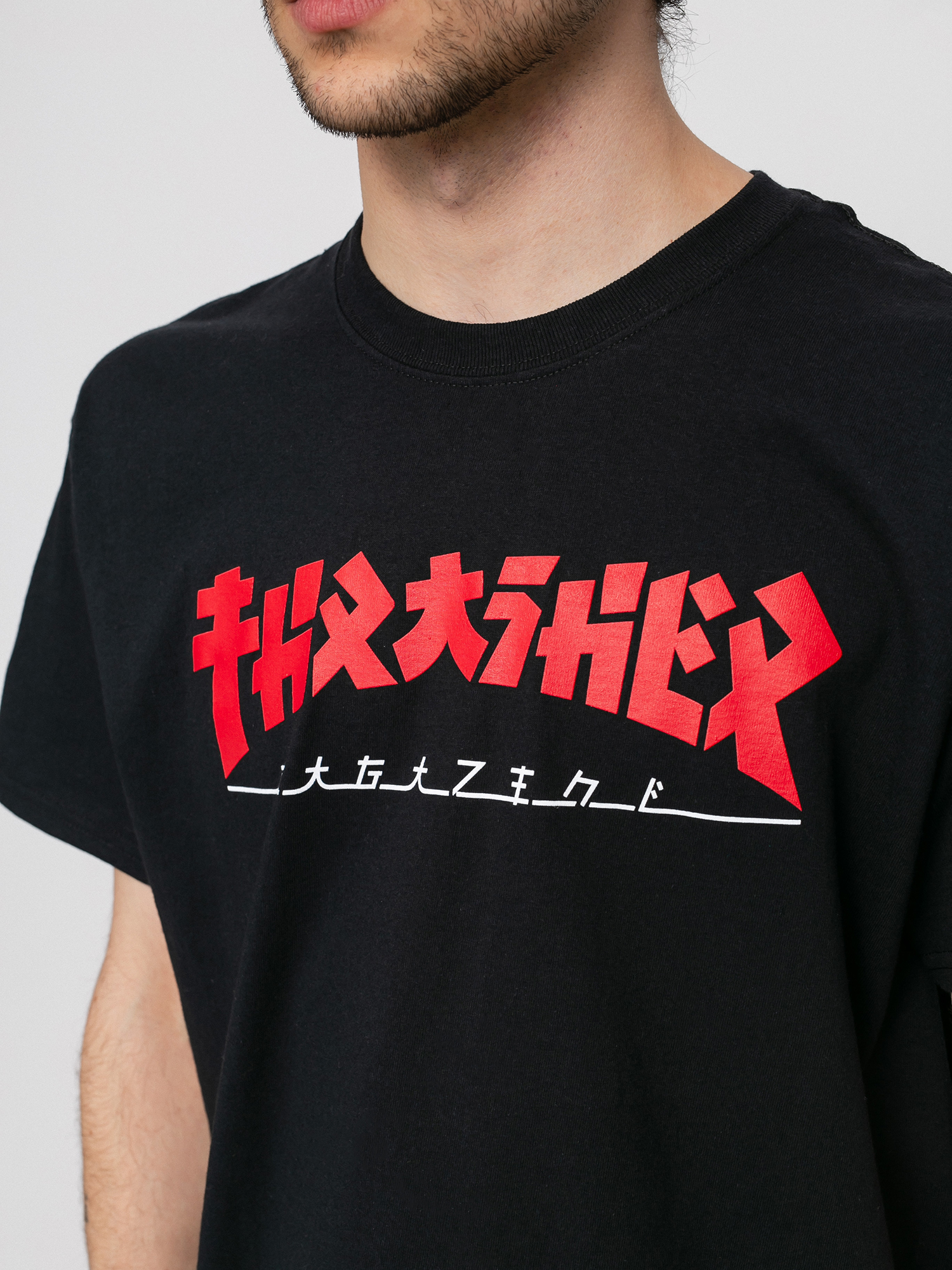 Thrasher Godzilla Ujjatlan felső (black)