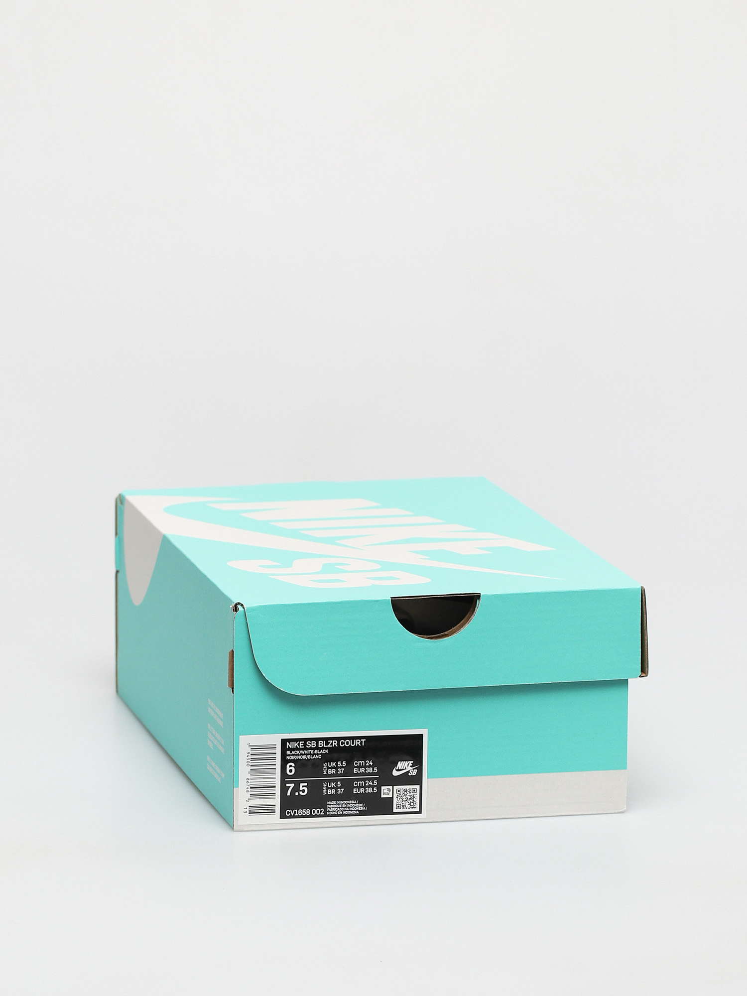 Nike SB Blazer Court Cipők (black/white black gum light brown)