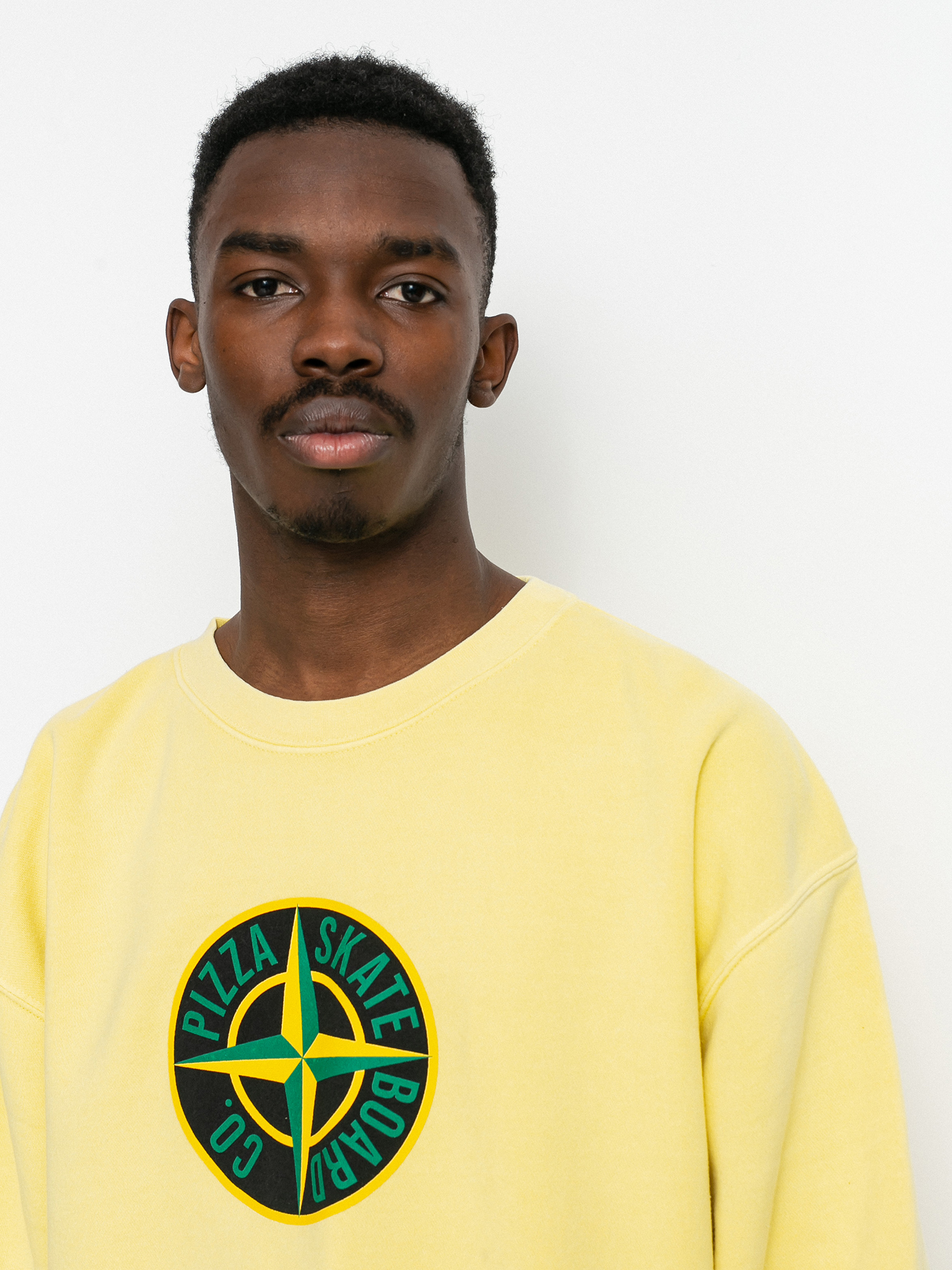 Pizza Skateboards Stone Pulóver (yellow)