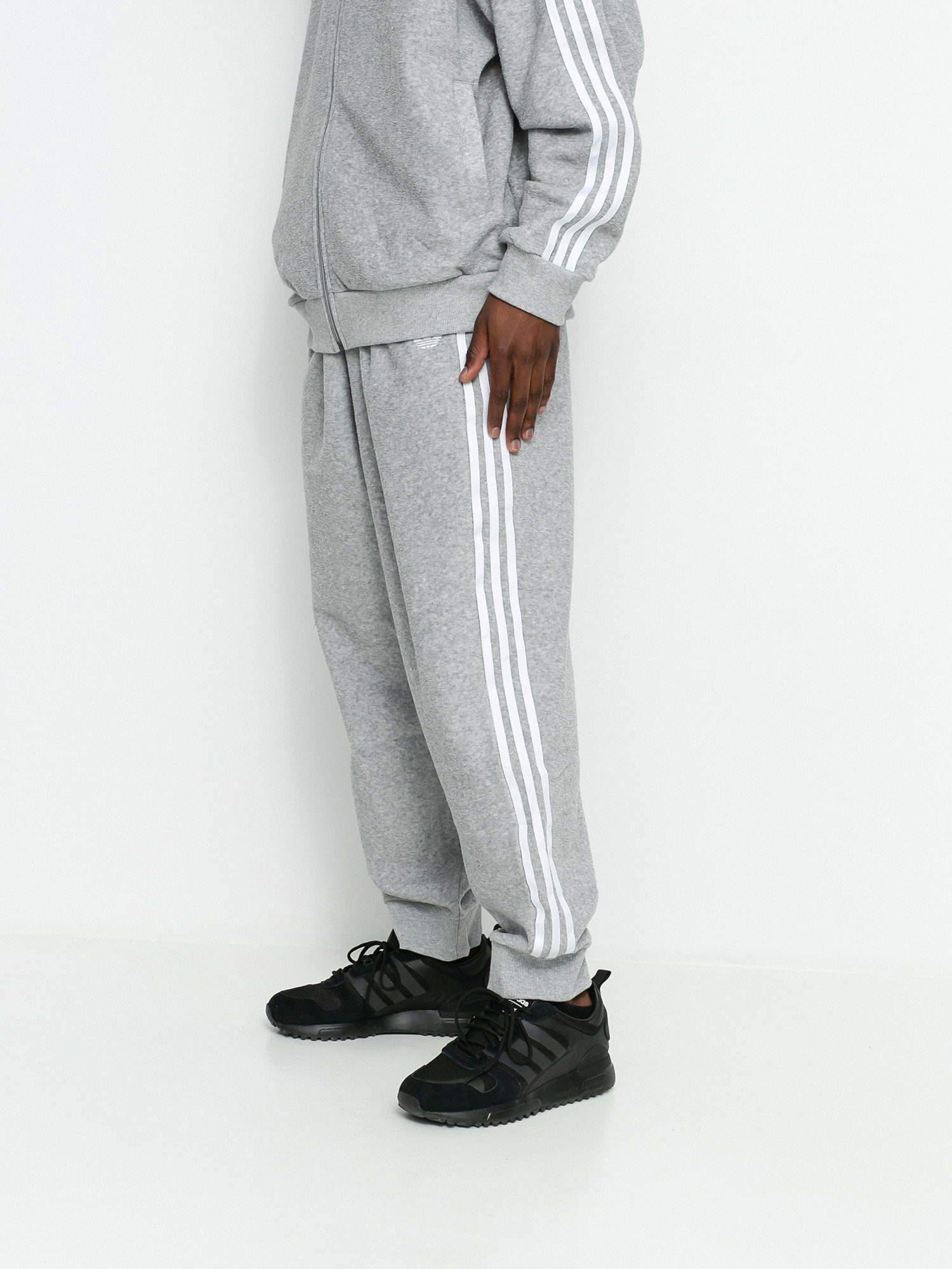 adidas Boucle Track Kisnadrág (mgreyh/white)