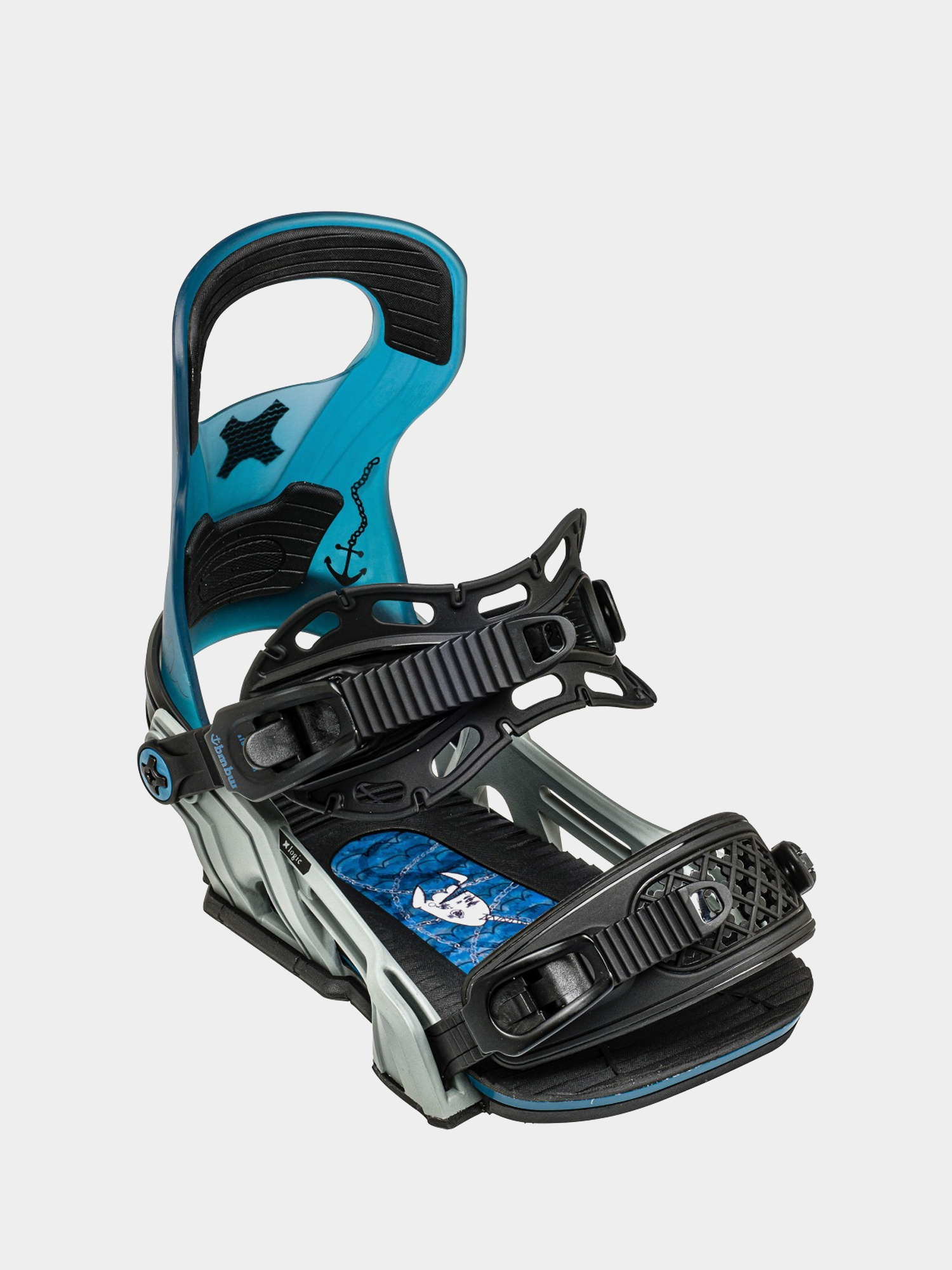 Férfi Bent Metal Logic Snowboard kötés (blue)