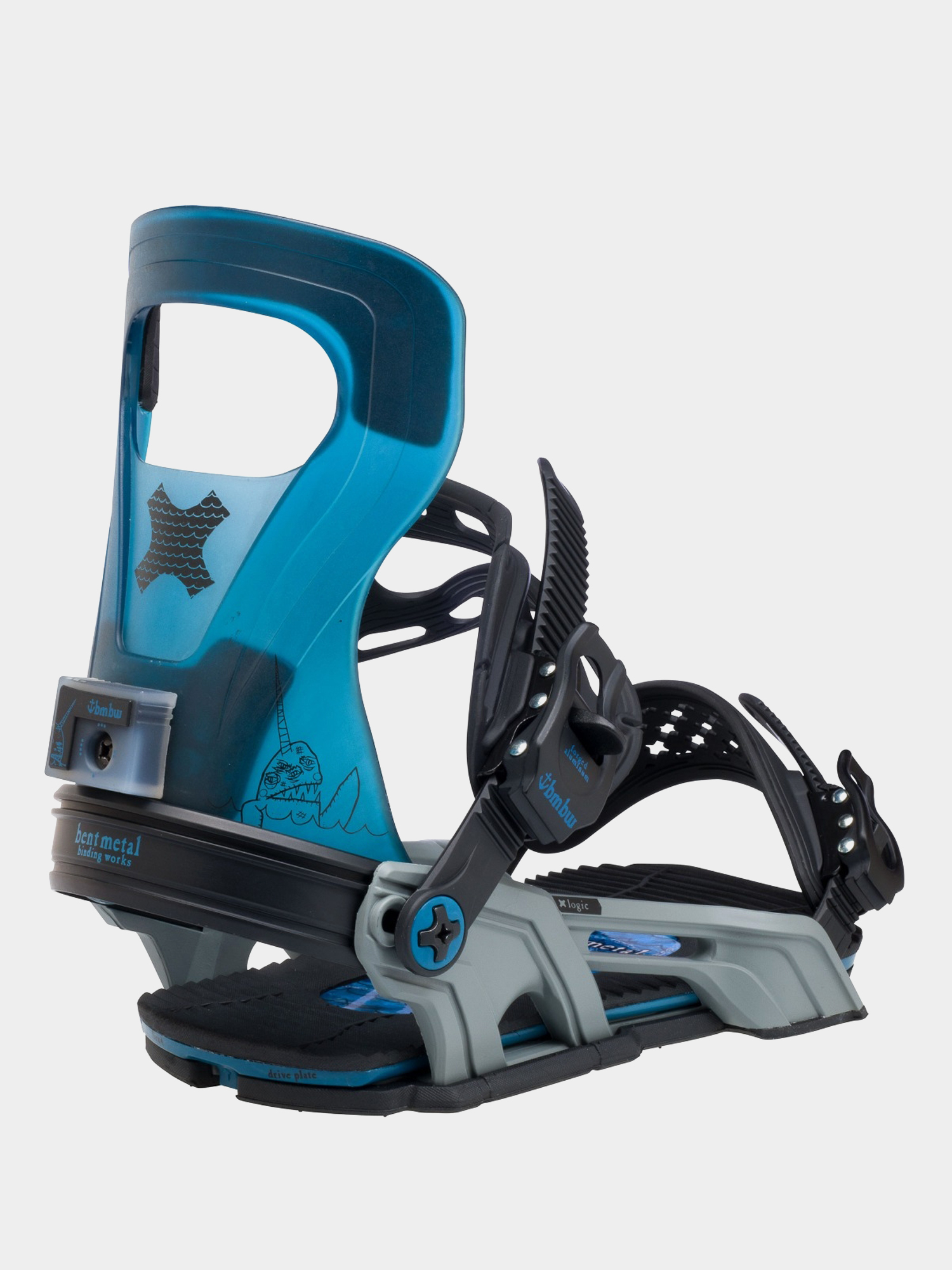 Férfi Bent Metal Logic Snowboard kötés (blue)