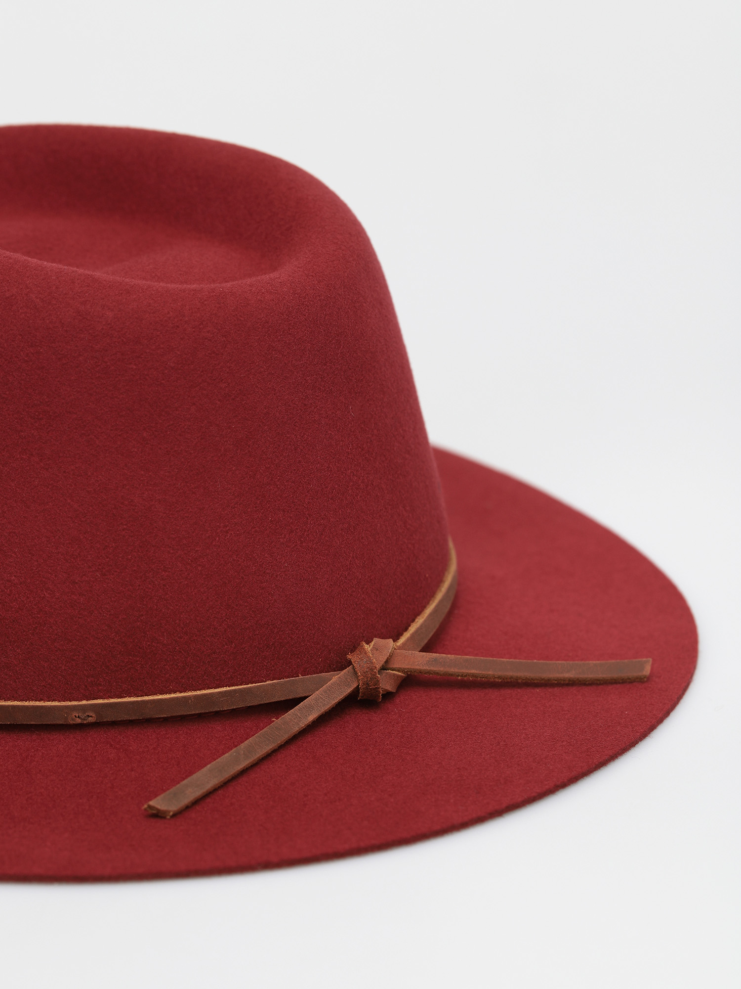 Brixton Wesley Packable Fedora Kalap (cowhide)