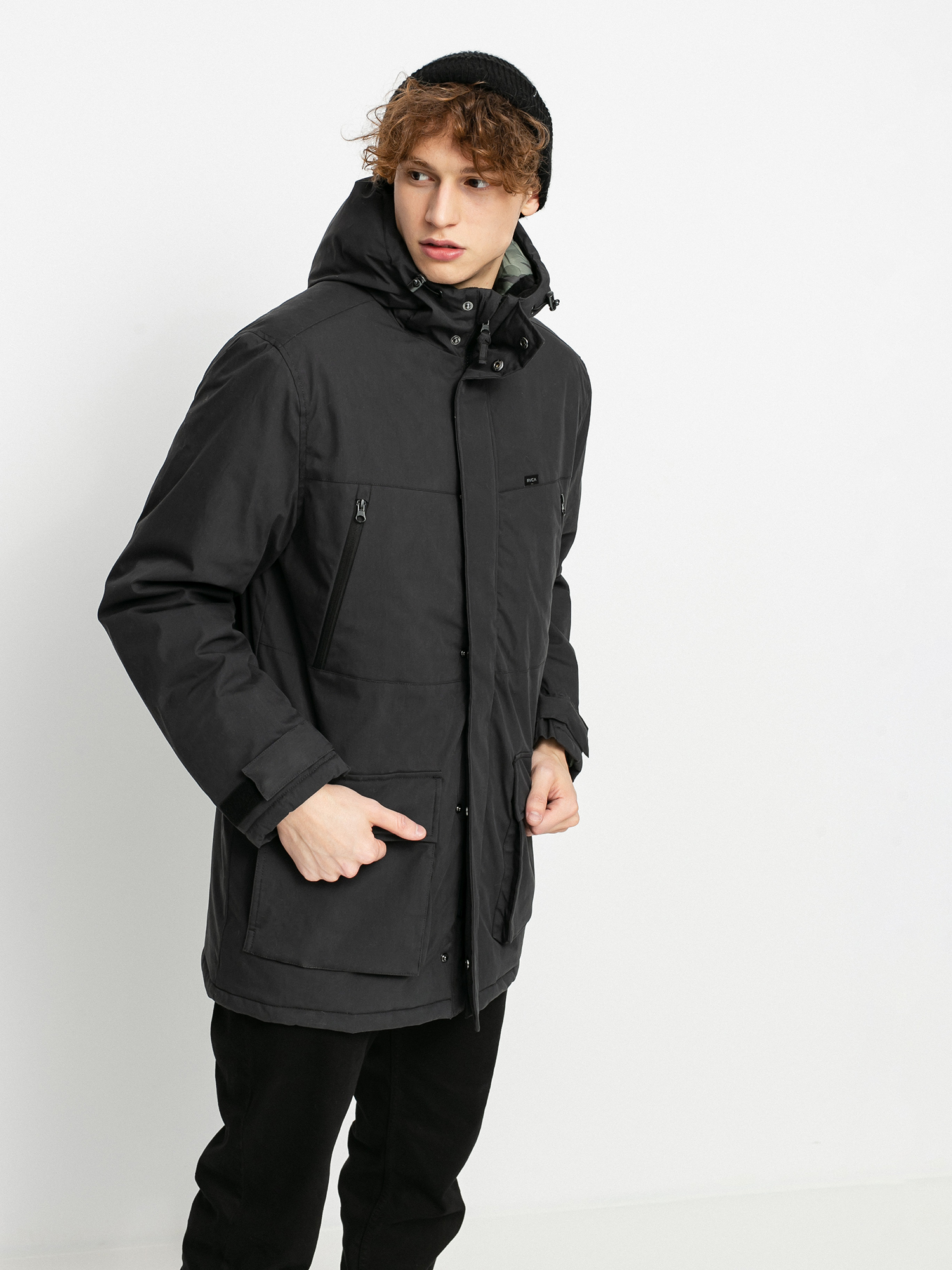 RVCA Patrol Parka 2 Dzseki (rvca black)