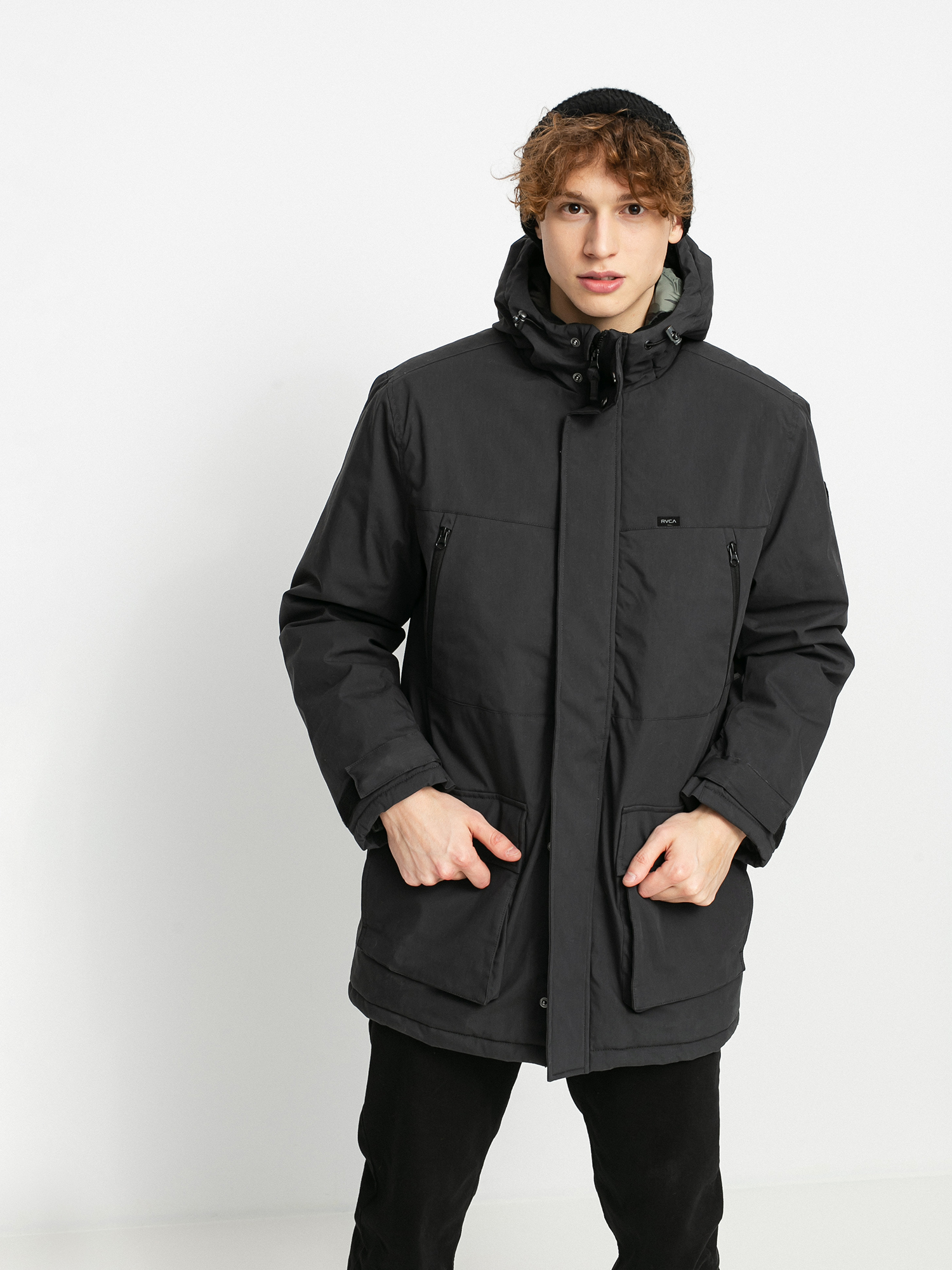 RVCA Patrol Parka 2 Dzseki (rvca black)