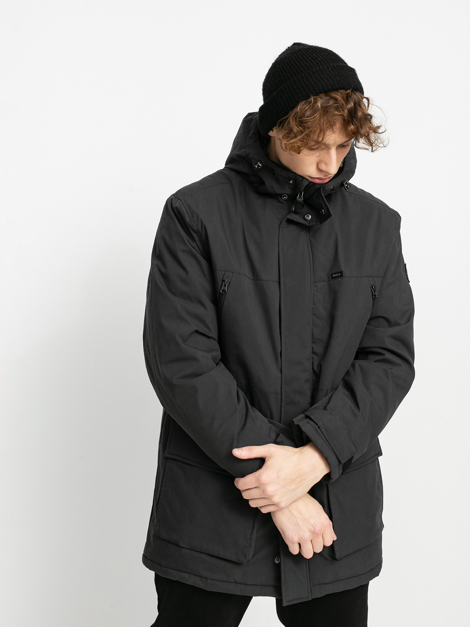 RVCA Patrol Parka 2 Dzseki (rvca black)