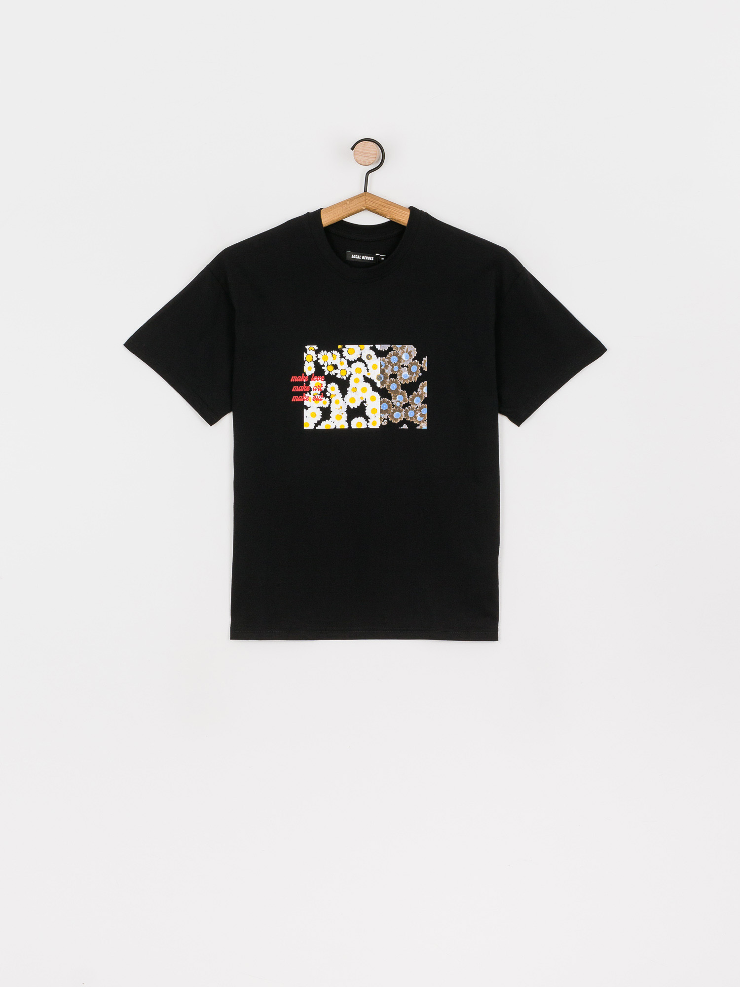 Local Heroes Daisy Fields Wmn Ujjatlan felső (black)