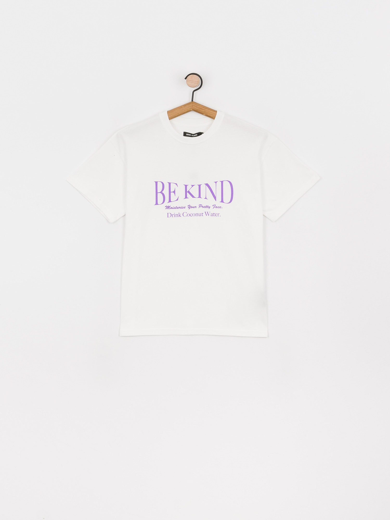 Local Heroes Be Kind Wmn Ujjatlan felső (white)