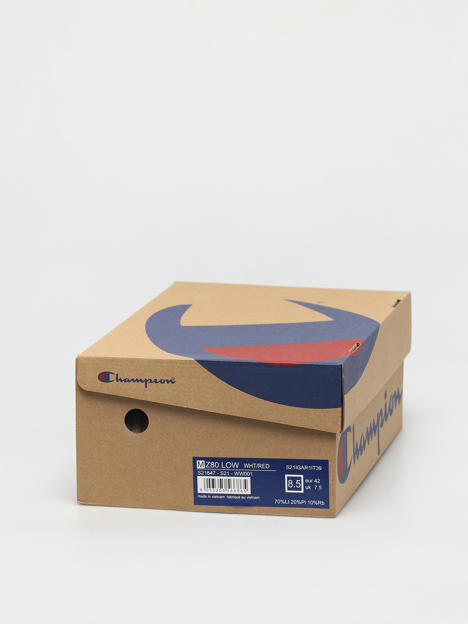 Champion Low Cut Classic Z80 Low S21647 Cipők (wht/red)