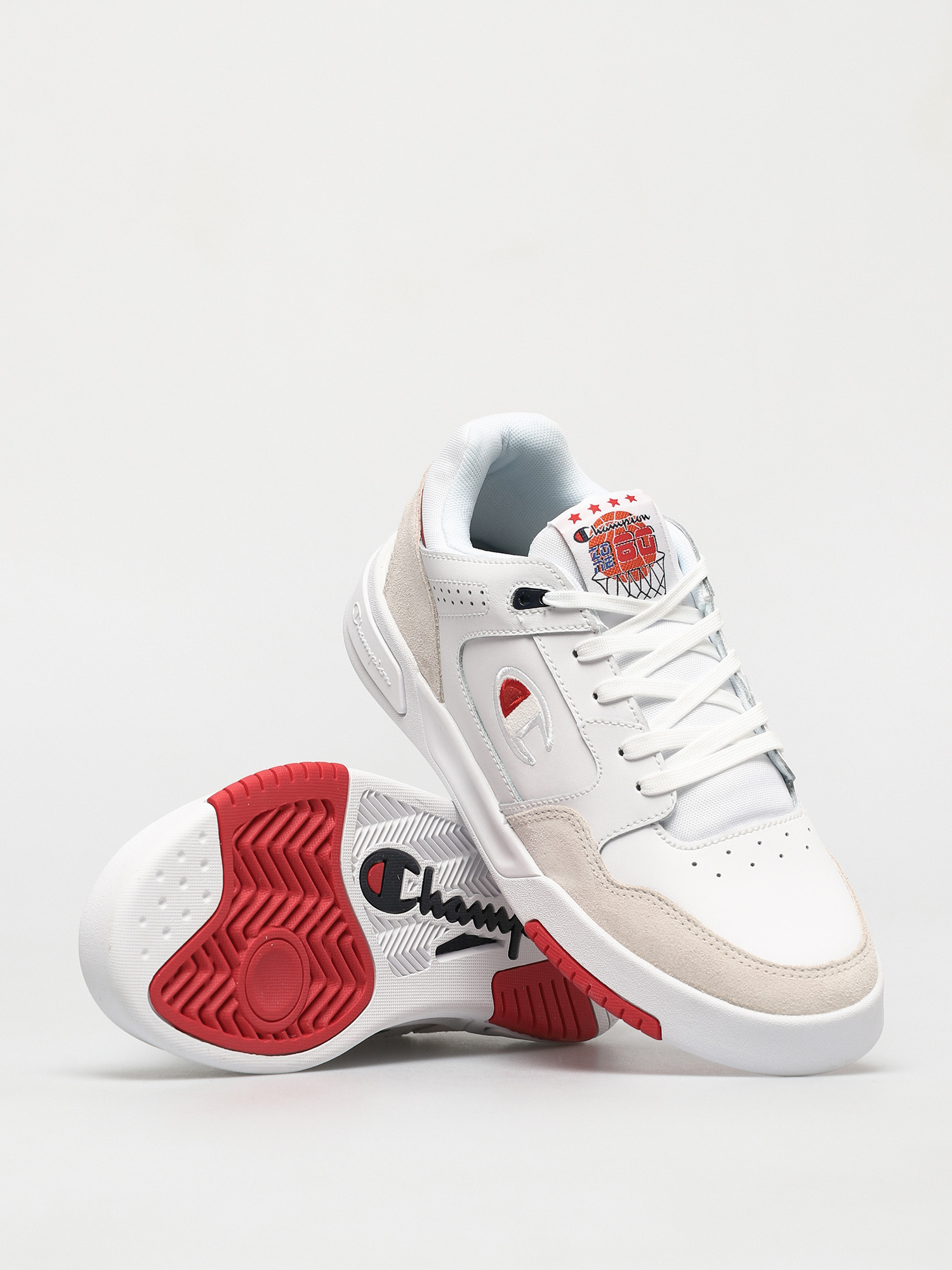 Champion Low Cut Classic Z80 Low S21647 Cipők (wht/red)
