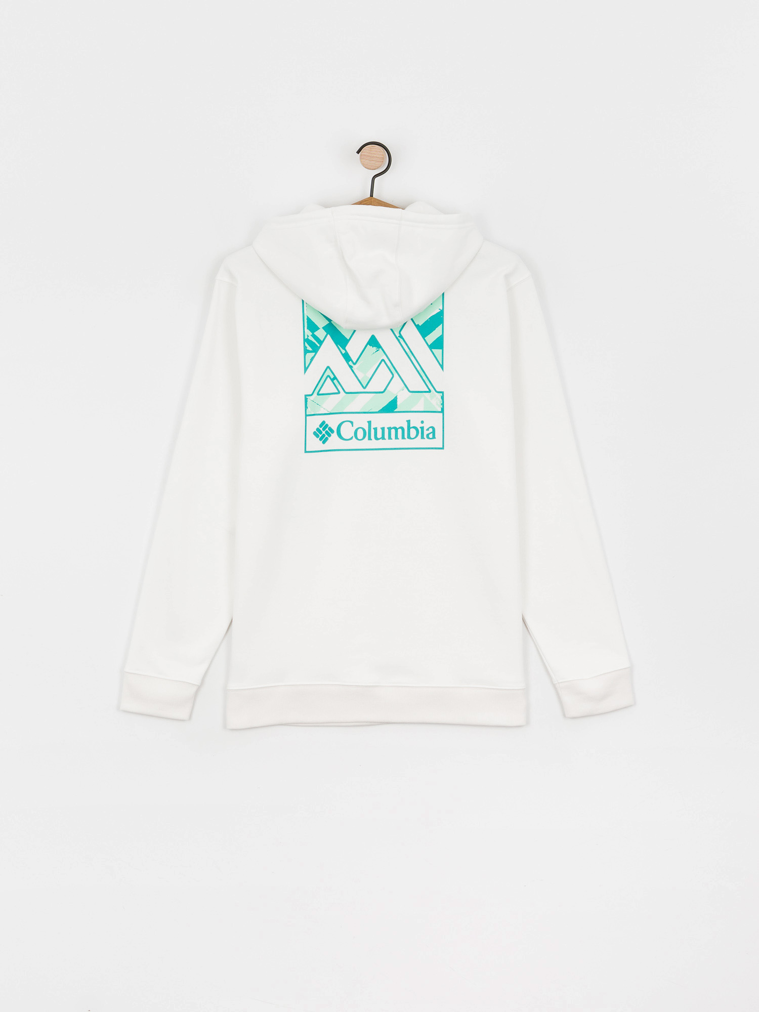 Columbia CSC Basic Logo II HD Kapucnis pulóver (white block print)