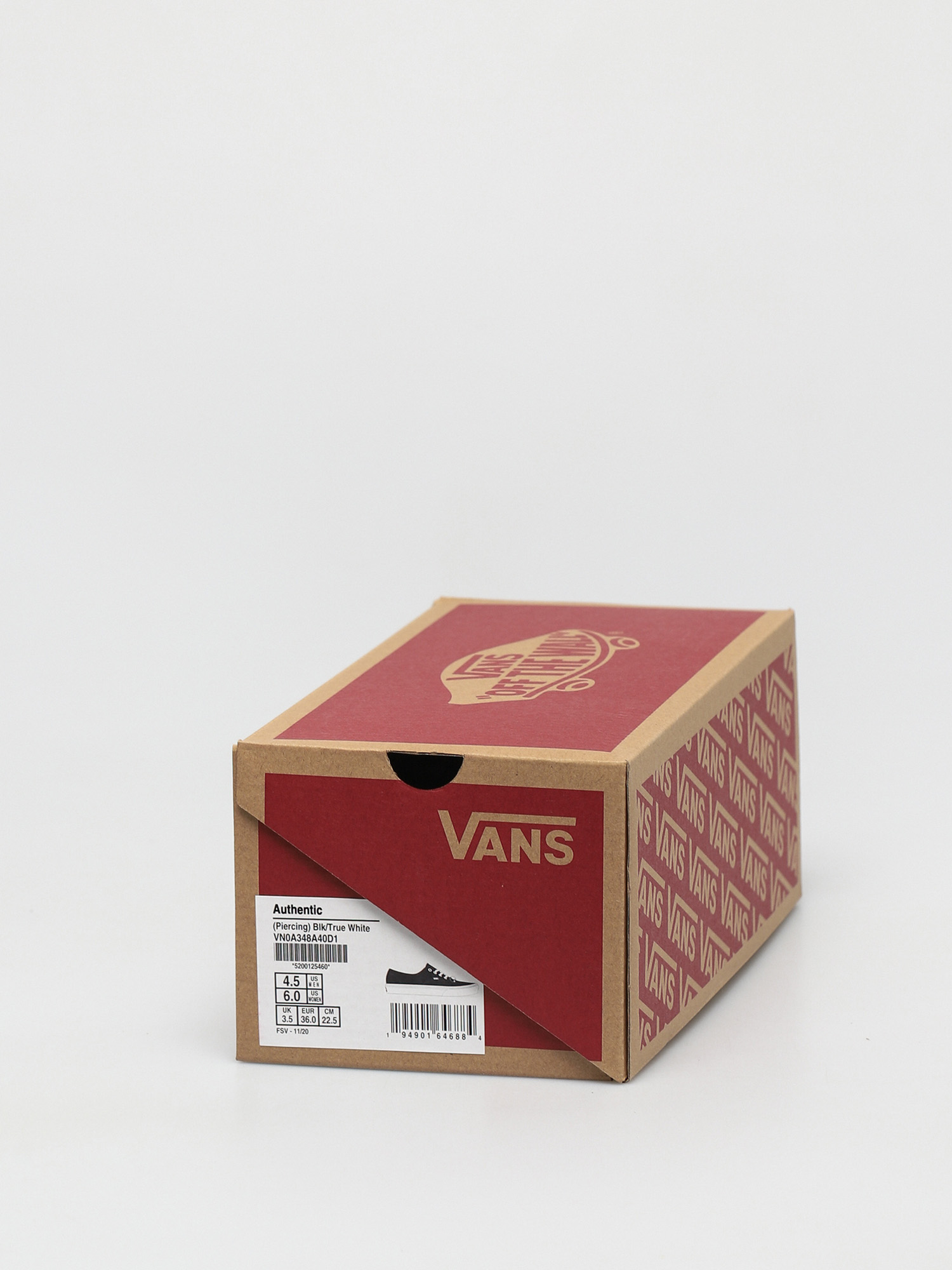 Vans Authentic Cipők (piercing black/true white)