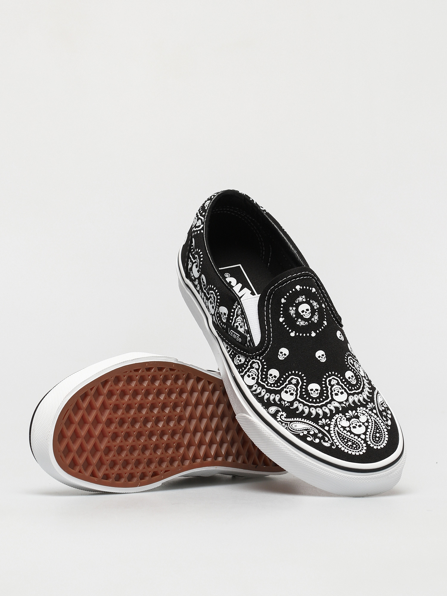 Vans Classic Slip On Cipők (bandana black/true white)