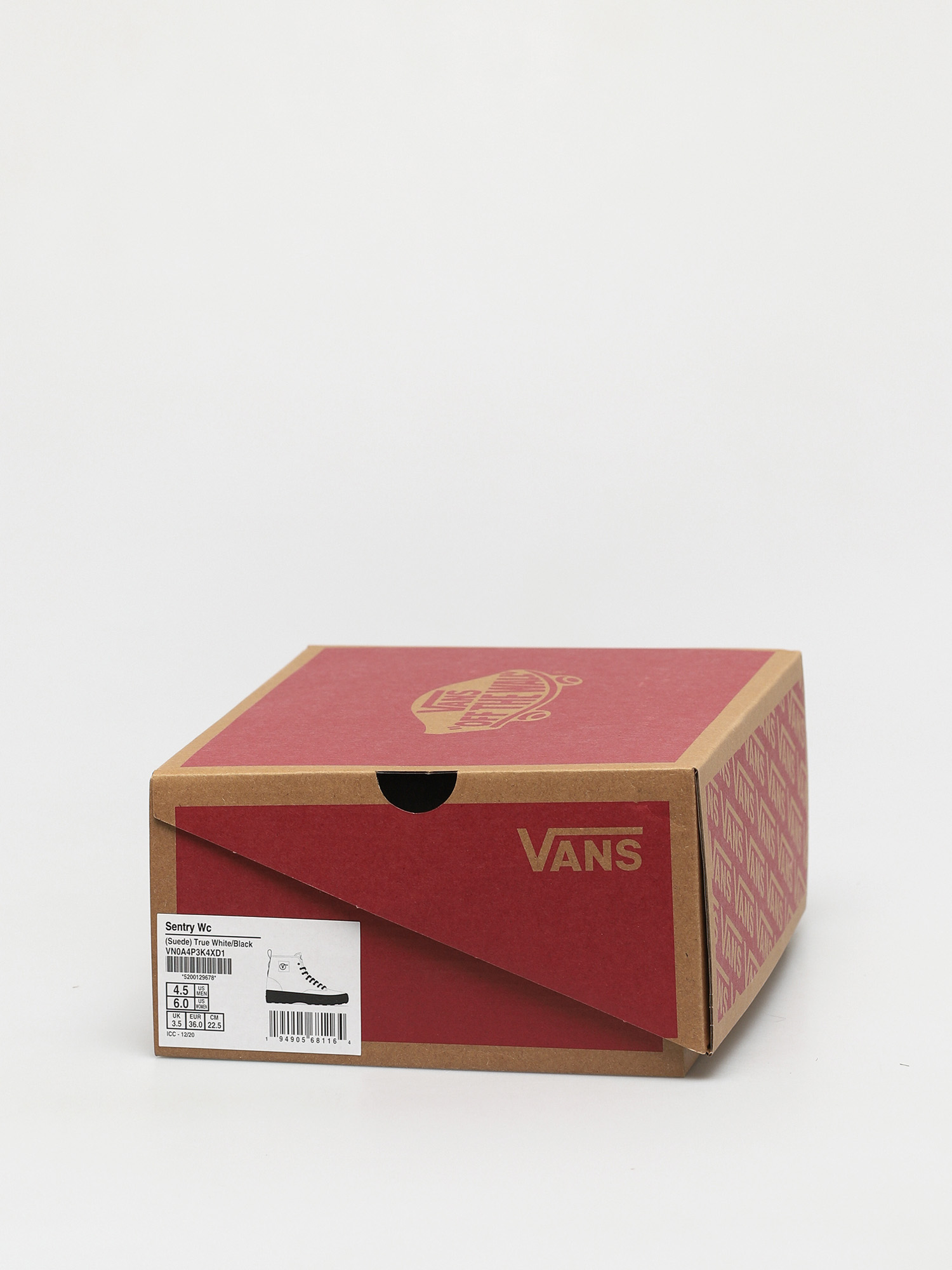 Vans Sentry Wc Cipők (suede true white/black)