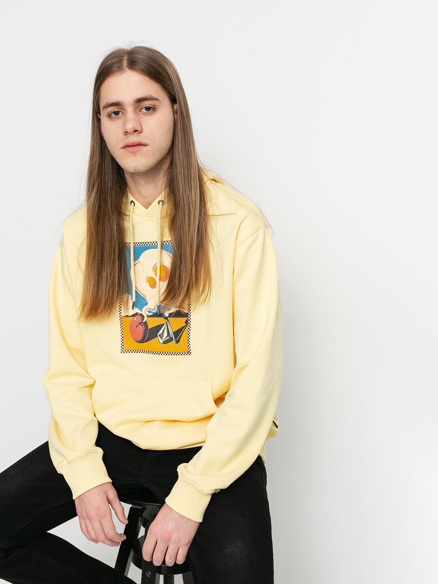 Volcom Fa HD Kapucnis pulóver (dawn yellow)