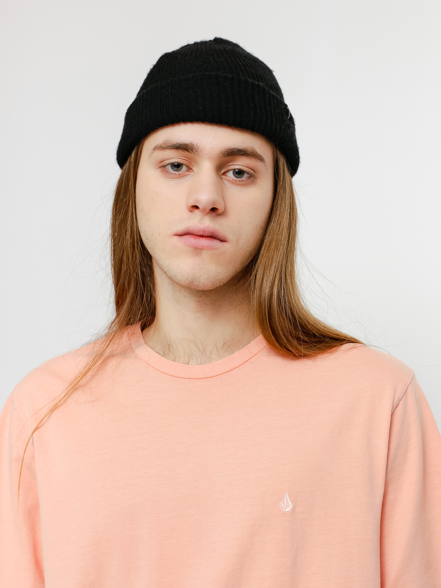 Volcom Solid Stone Emb Ujjatlan felső (clay orange)