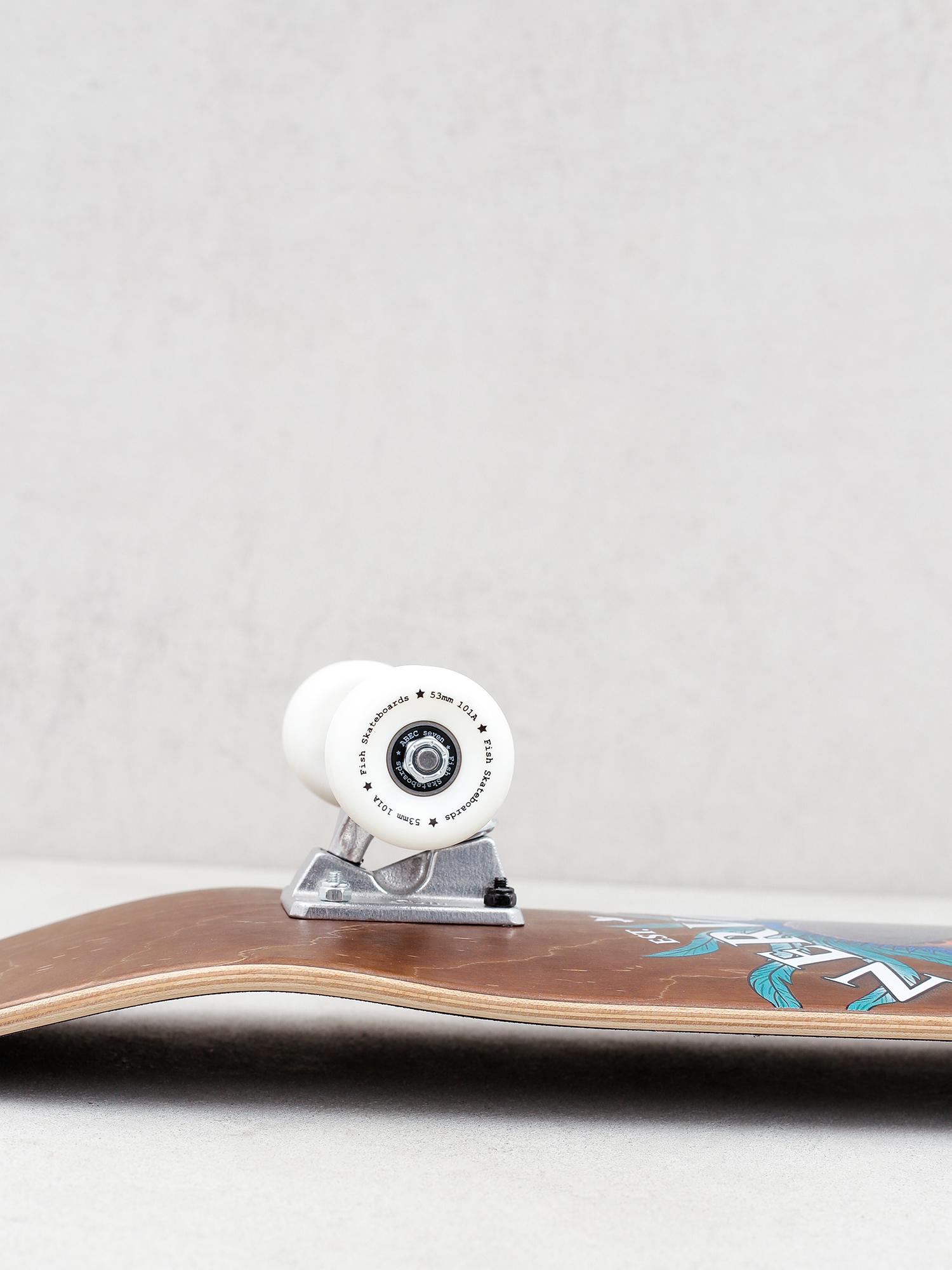 Nervous Lion Logo Komplett gördeszka (brown)