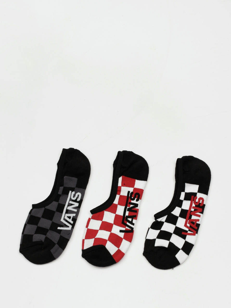 Vans Classic Super No Show Zokni (red/white check)