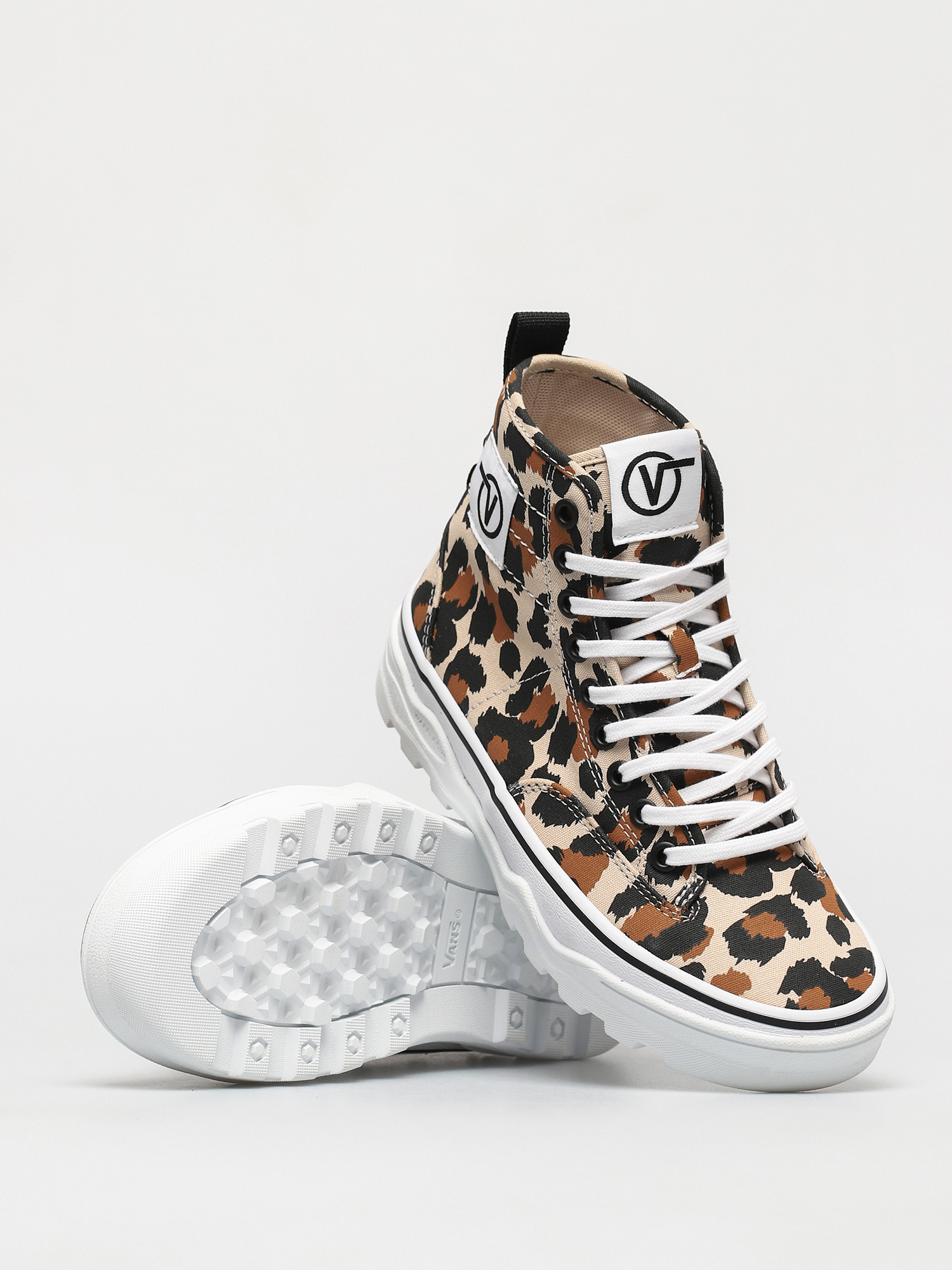 Vans Sentry Wc Cipők (leopard shifting sand/true white)