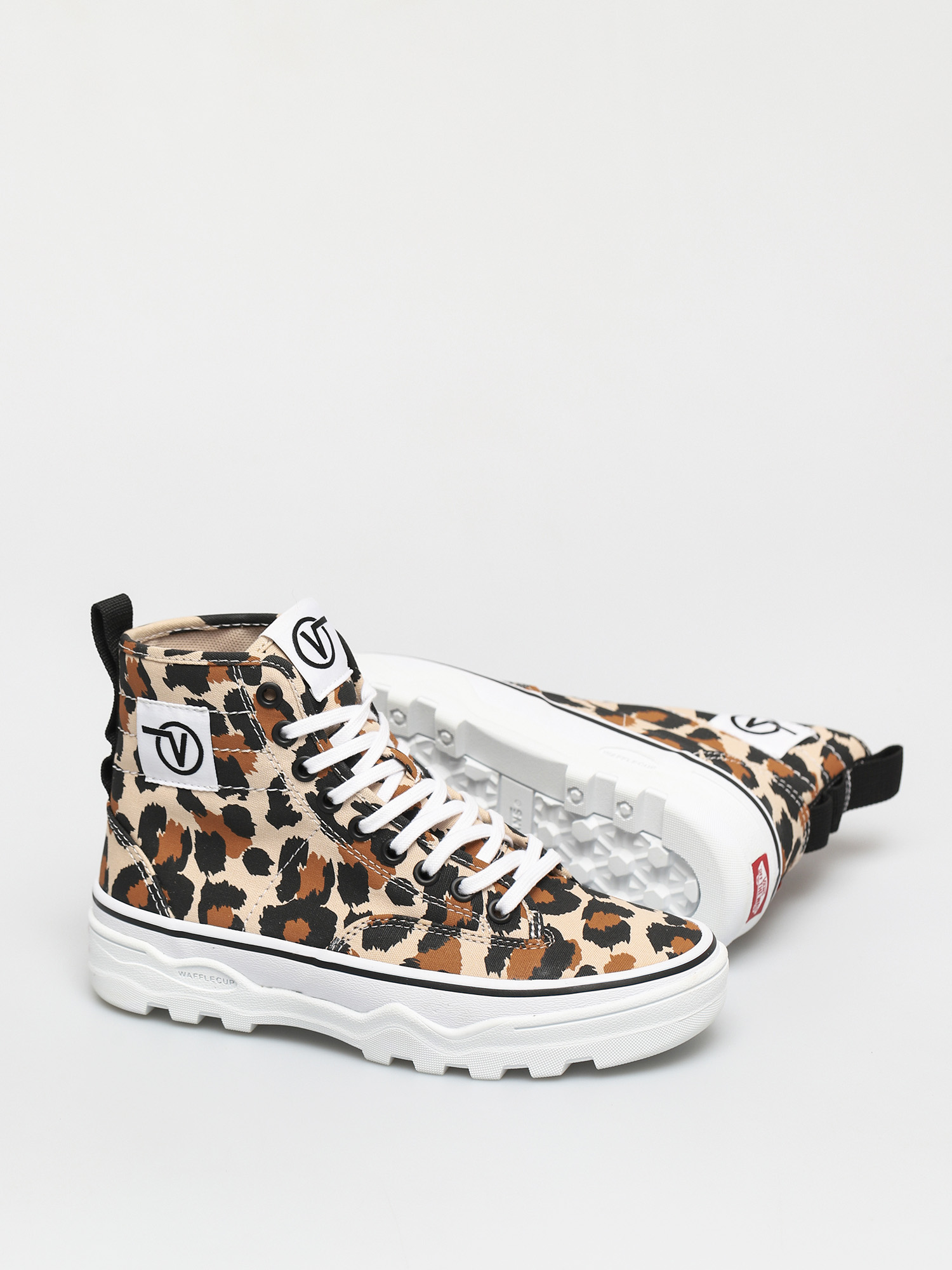 Vans Sentry Wc Cipők (leopard shifting sand/true white)