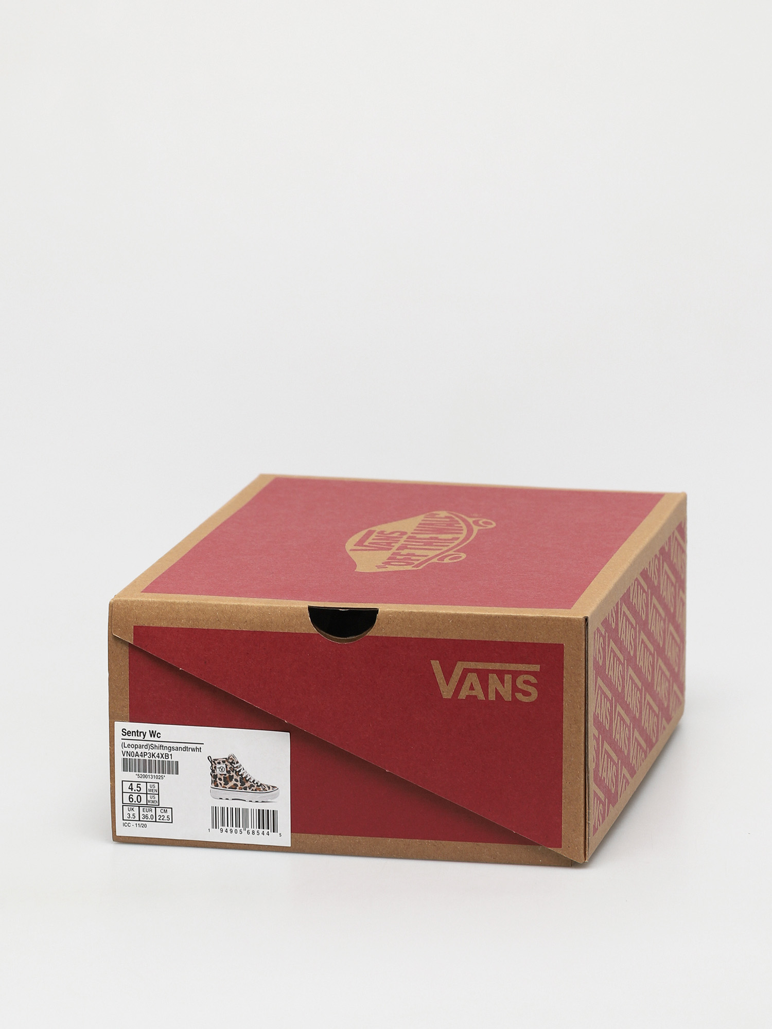 Vans Sentry Wc Cipők (leopard shifting sand/true white)