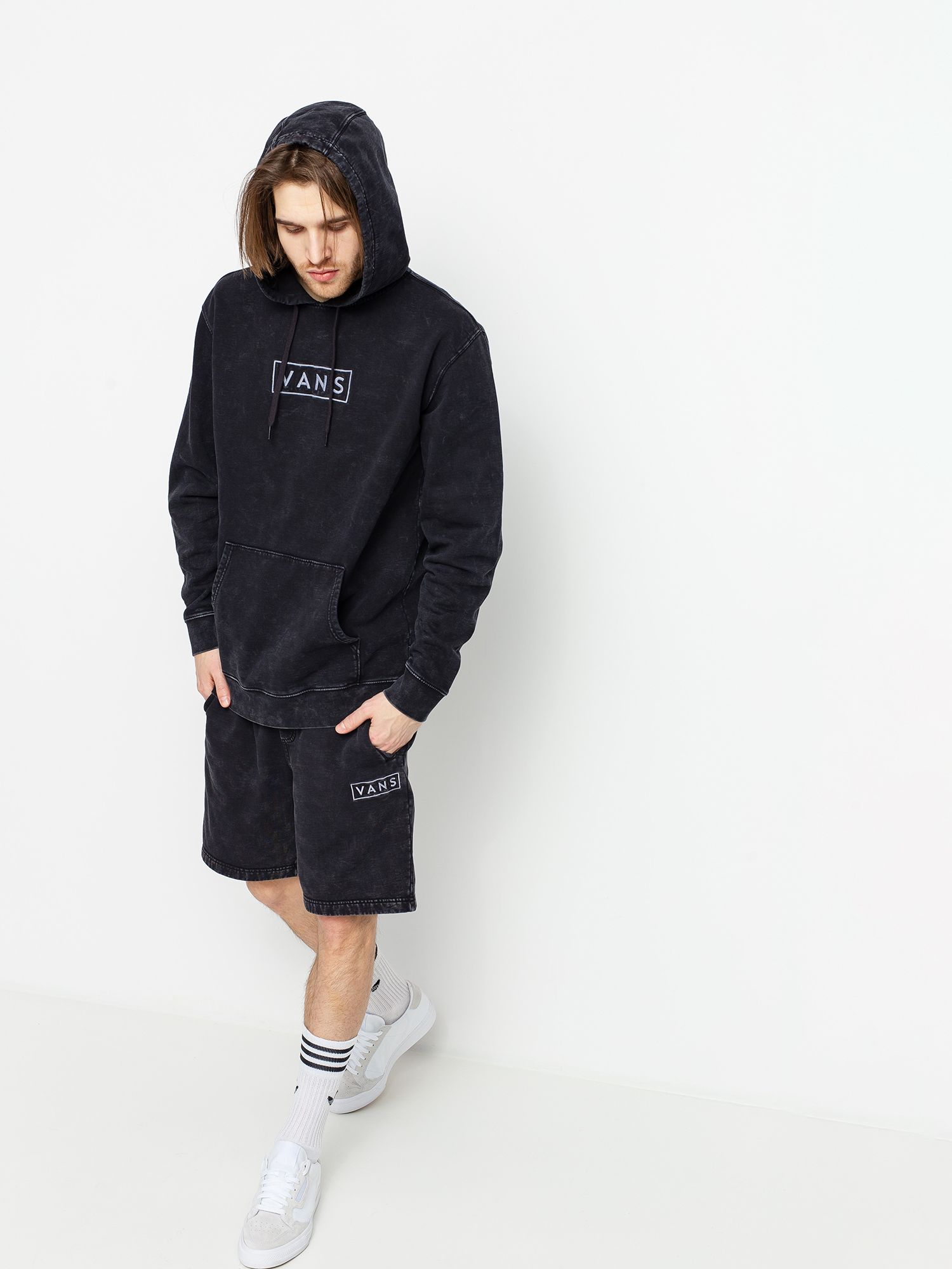 Vans Easy Wash HD Kapucnis pulóver (black)