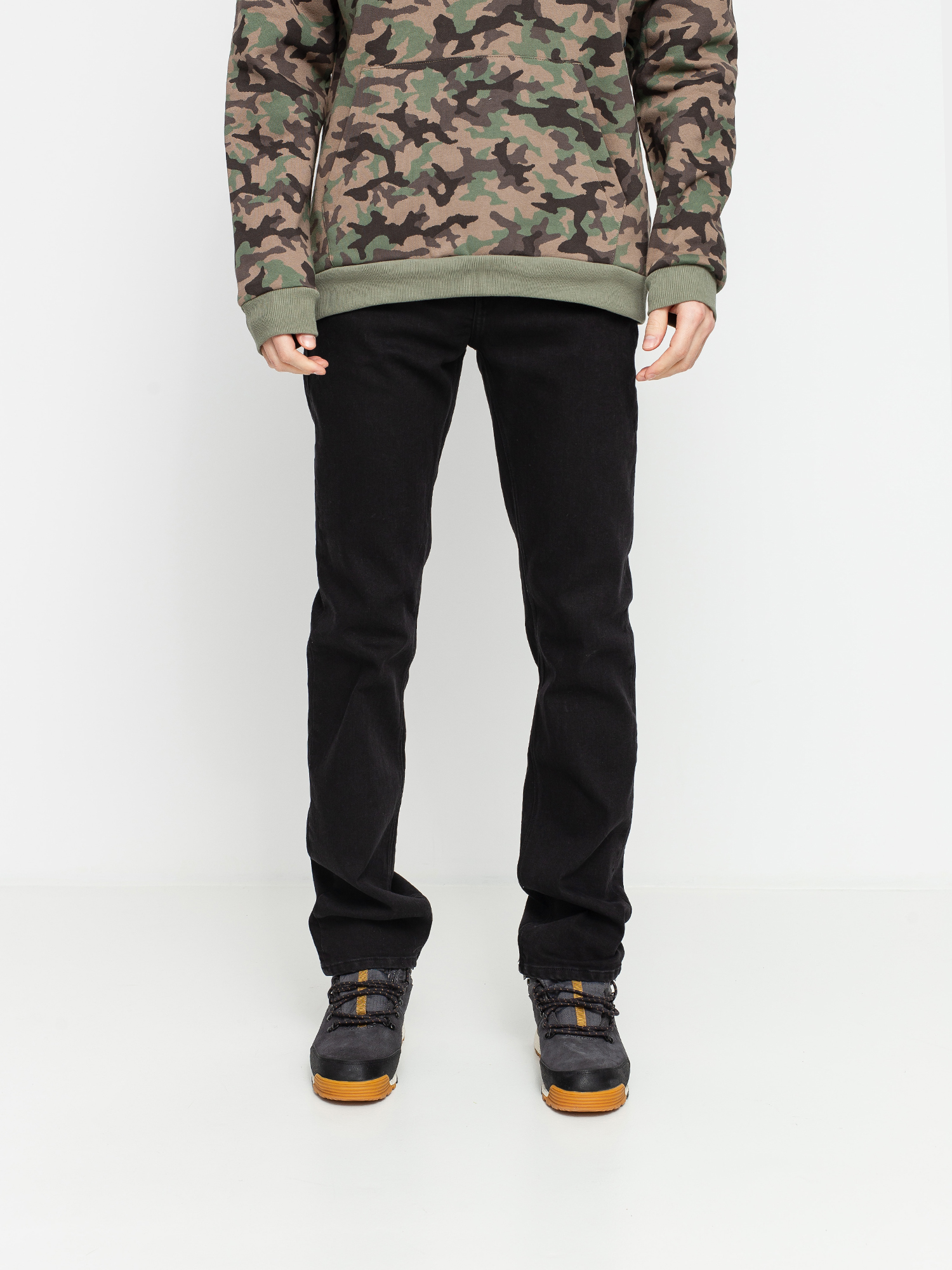 Volcom Solver Denim Kisnadrág (black out)