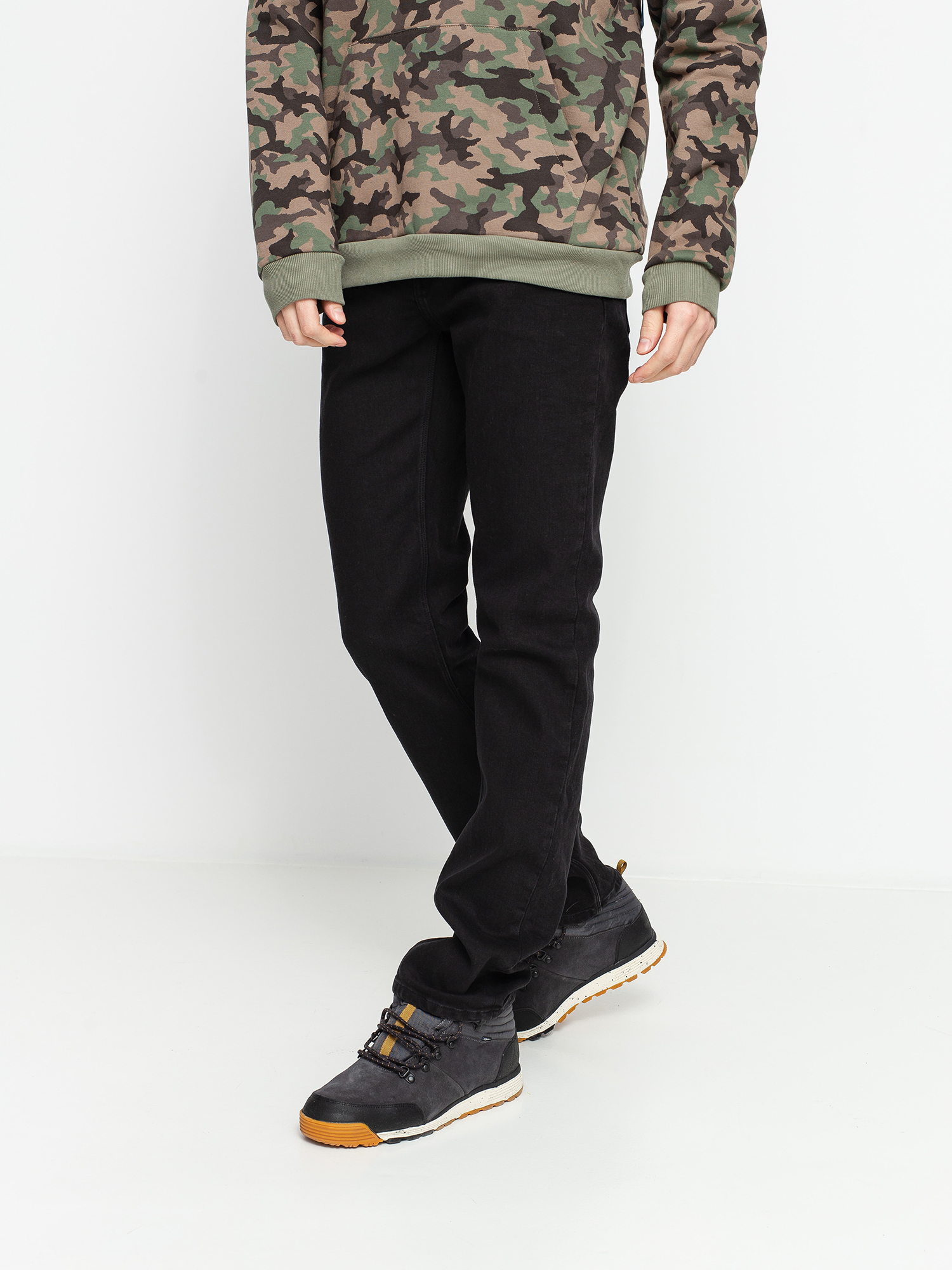 Volcom Solver Denim Kisnadrág (black out)