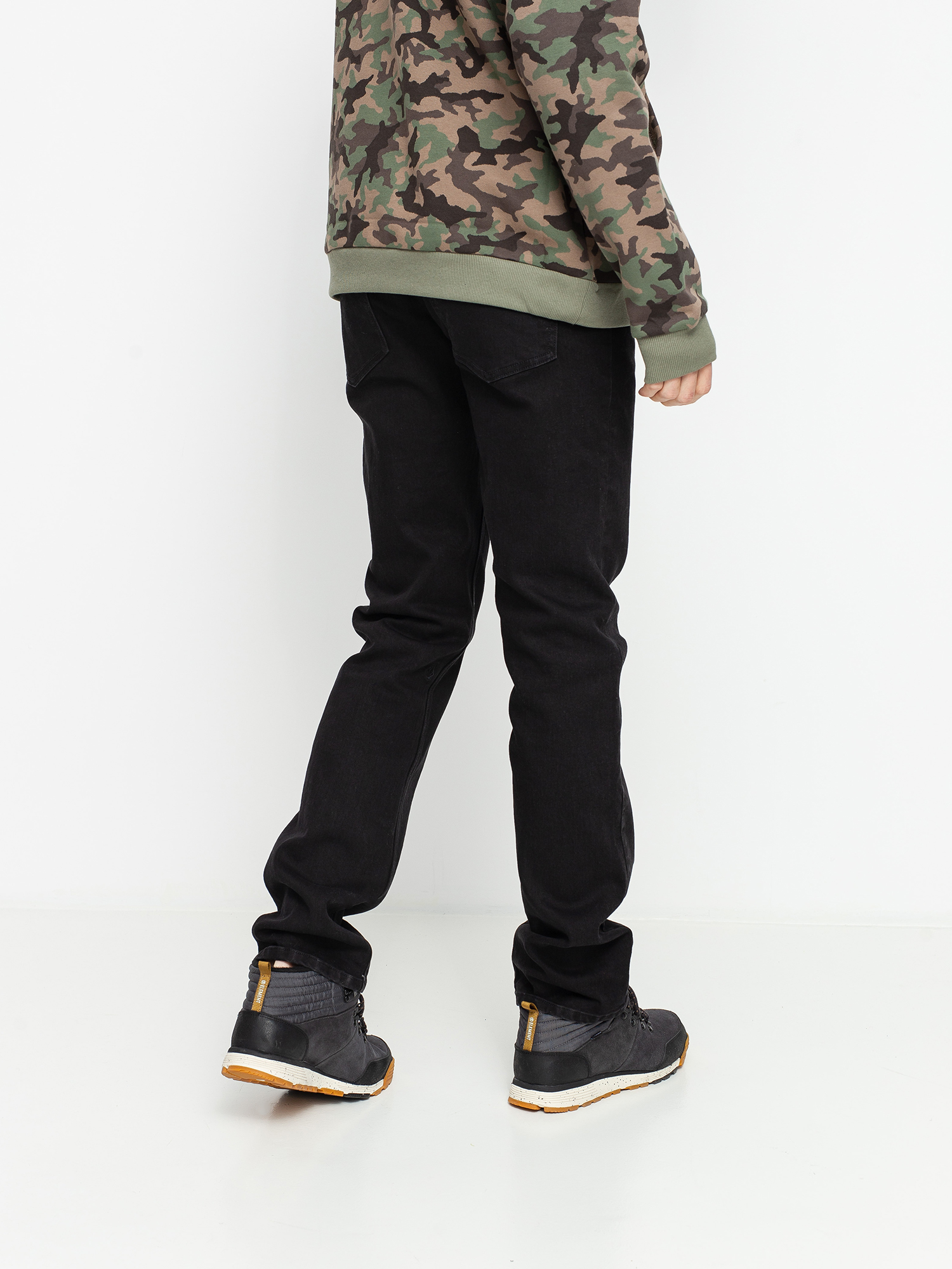 Volcom Solver Denim Kisnadrág (black out)