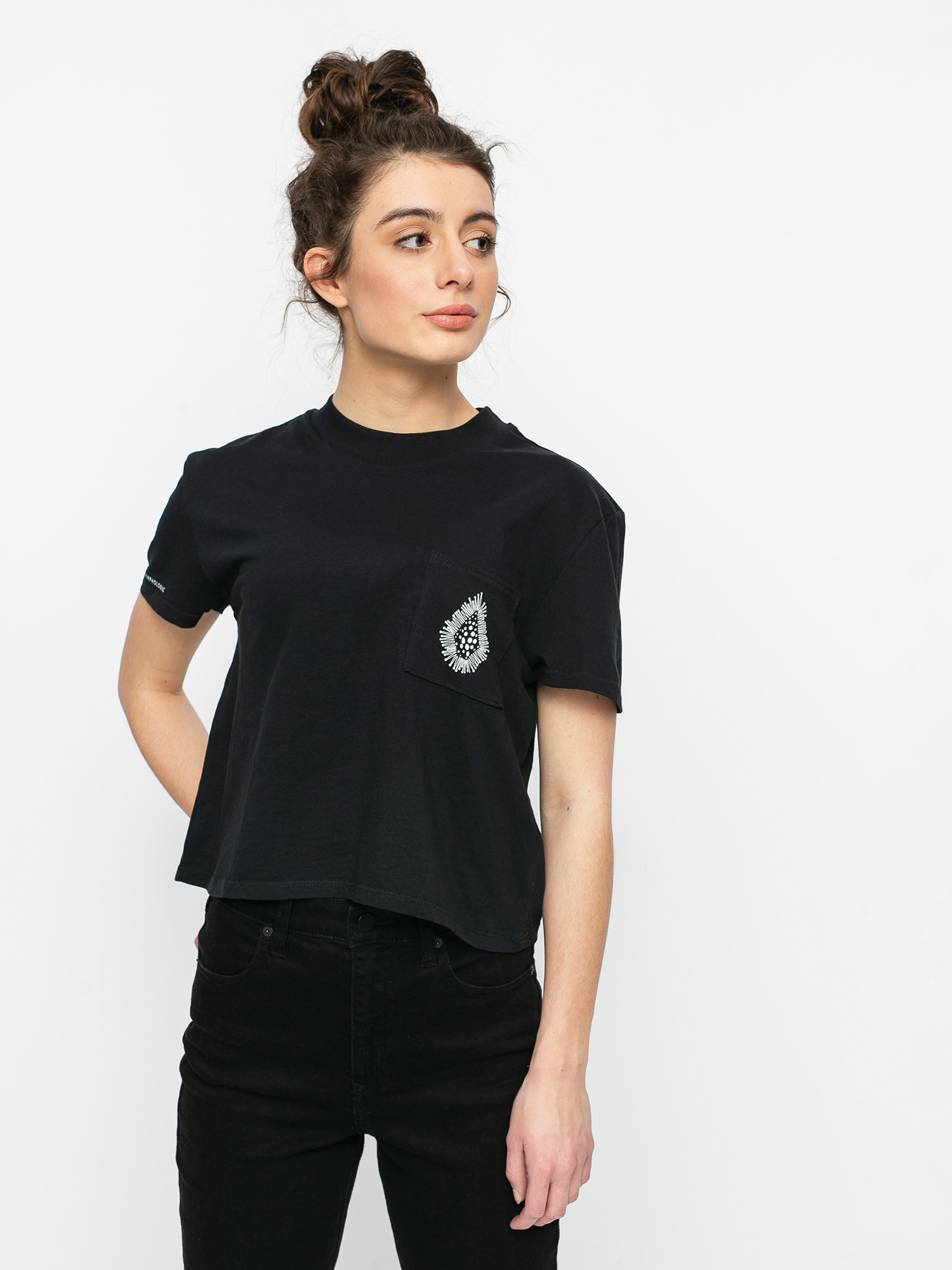 Volcom Coral Morph Wmn Ujjatlan felső (black)