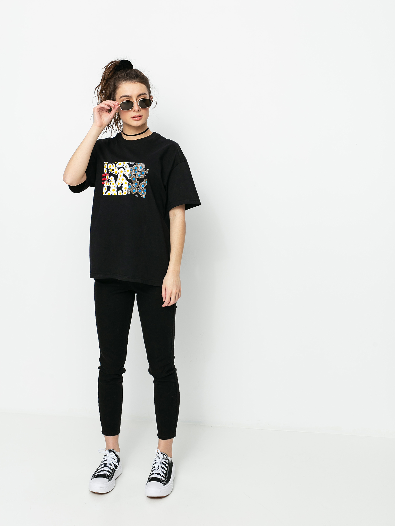 Local Heroes Daisy Fields Wmn Ujjatlan felső (black)