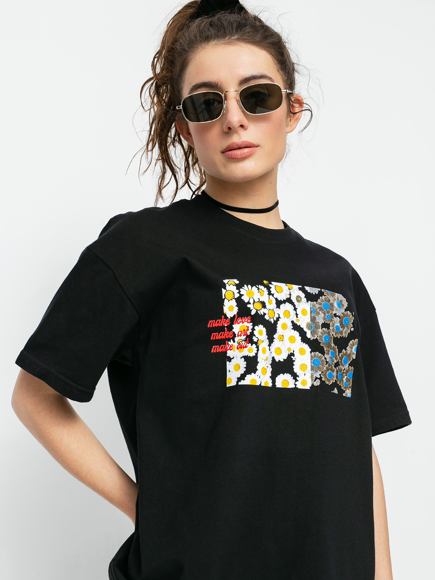 Local Heroes Daisy Fields Wmn Ujjatlan felső (black)