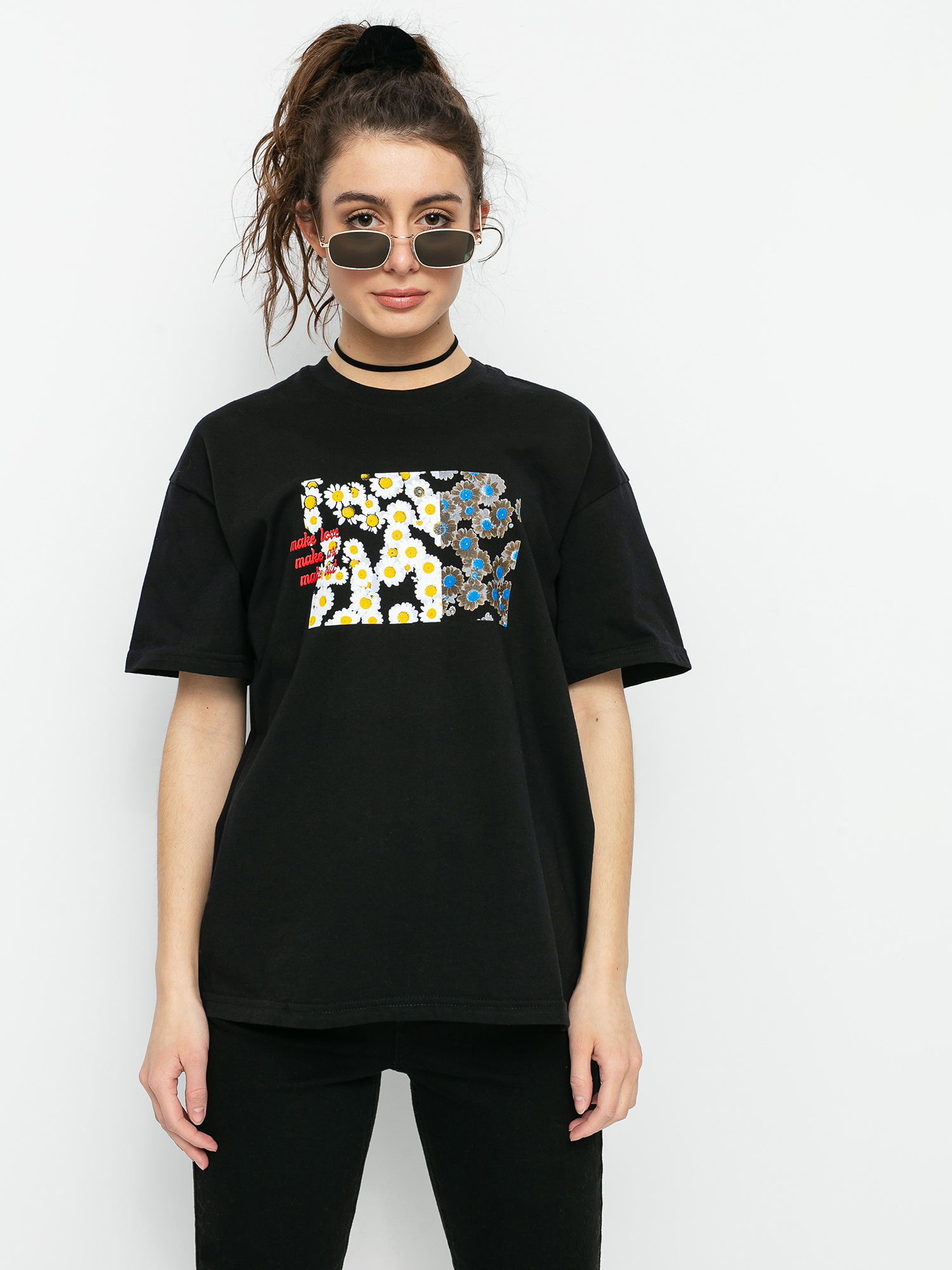 Local Heroes Daisy Fields Wmn Ujjatlan felső (black)