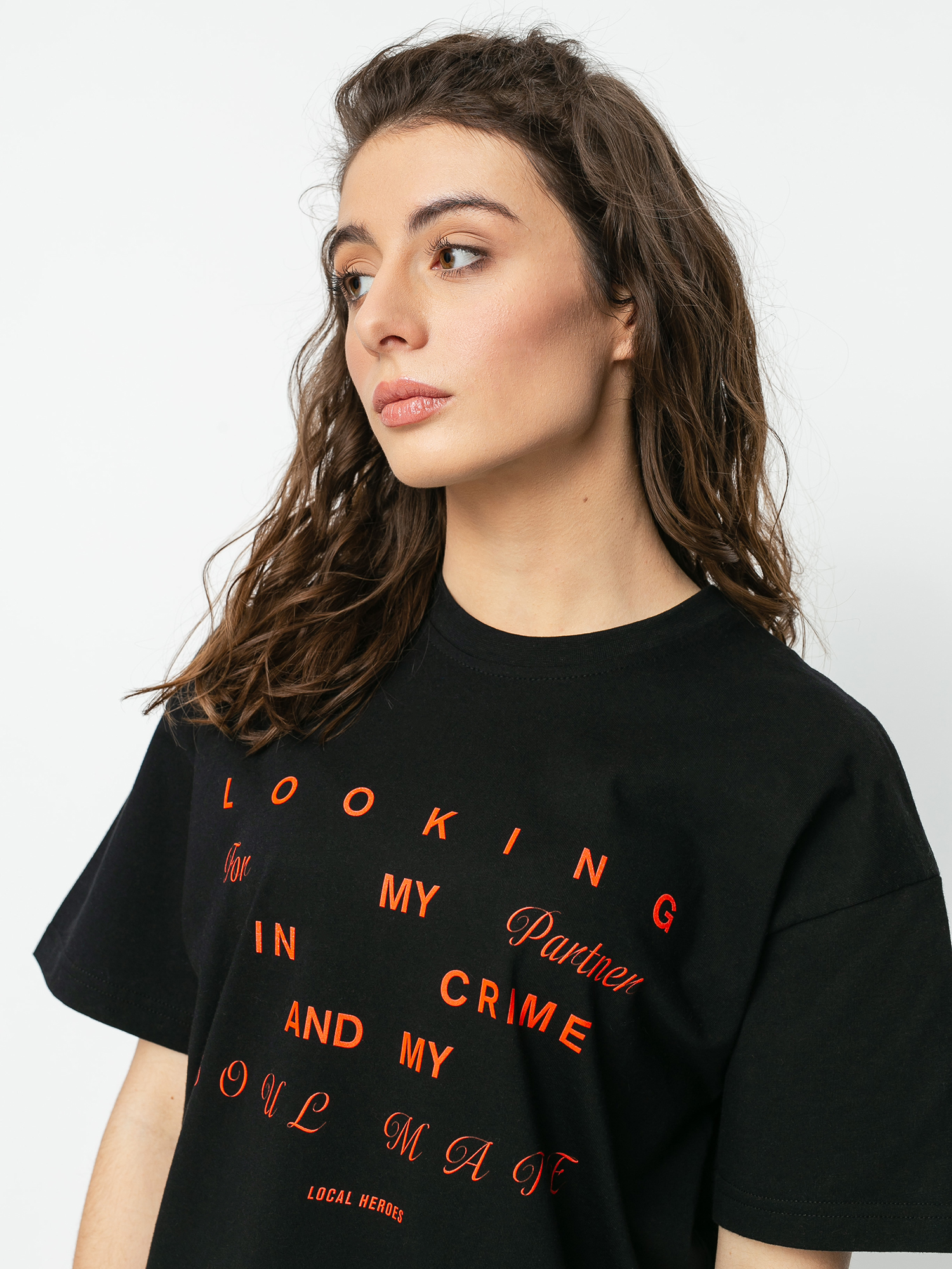 Local Heroes Looking For Wmn Ujjatlan felső (black)