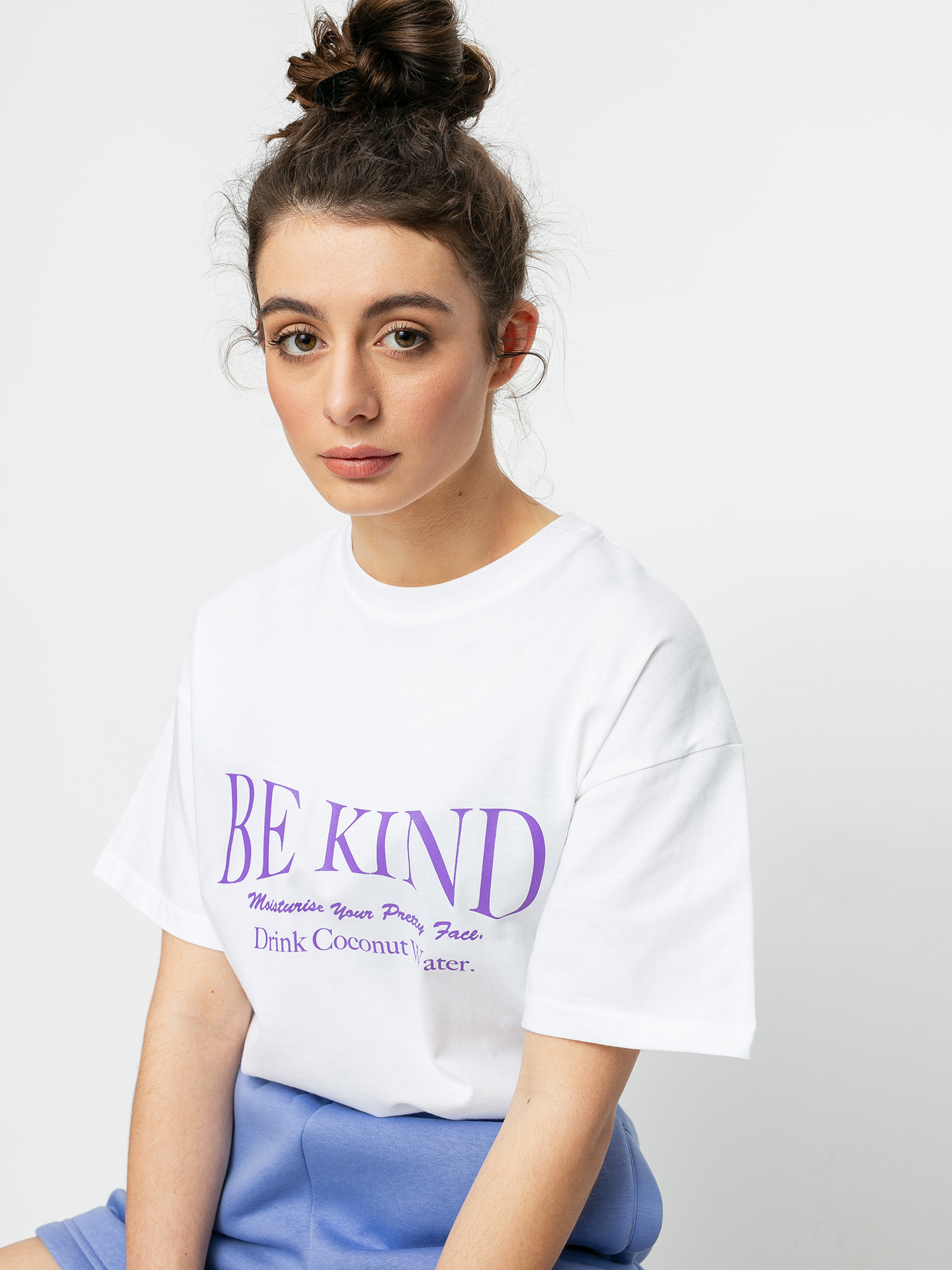 Local Heroes Be Kind Wmn Ujjatlan felső (white)