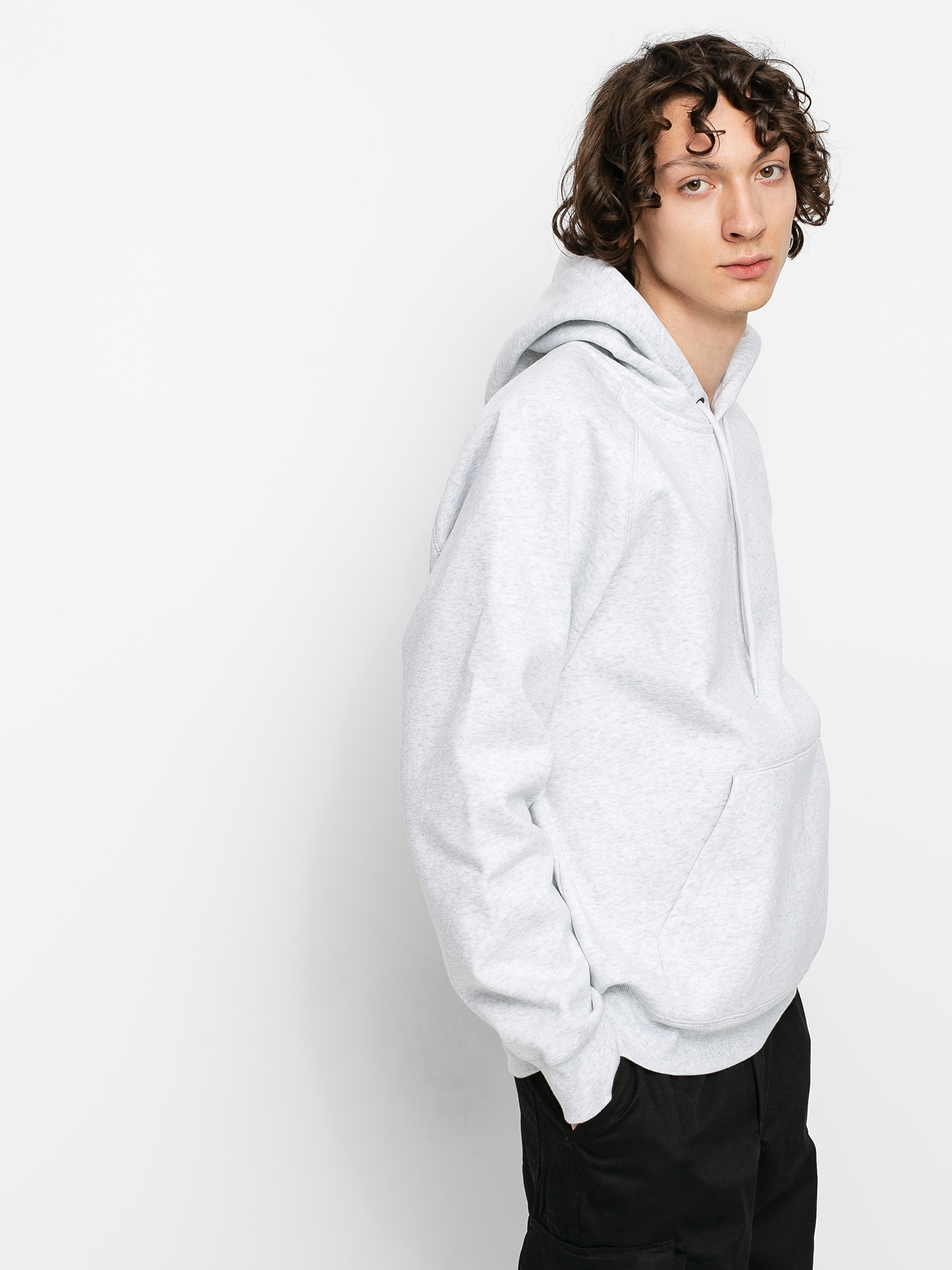 Carhartt WIP Chase HD Kapucnis pulóver (ash heather/gold)