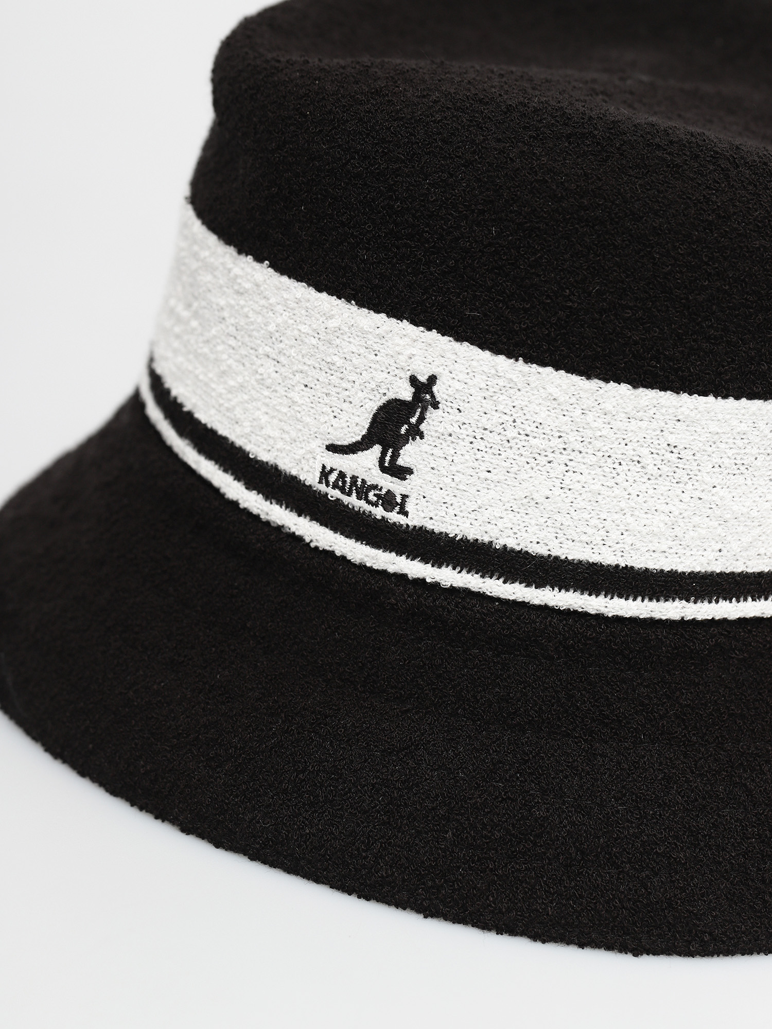 Kangol Bermuda Stripe Bucket Kalap (black)